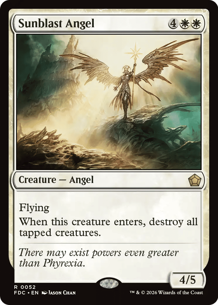 Ange solaire — Foundations Commander — Magic: The Gathering