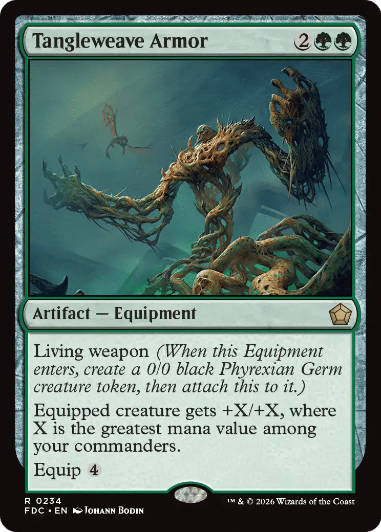 Tangleweave Armor — Foundations Commander — Magic: The Gathering