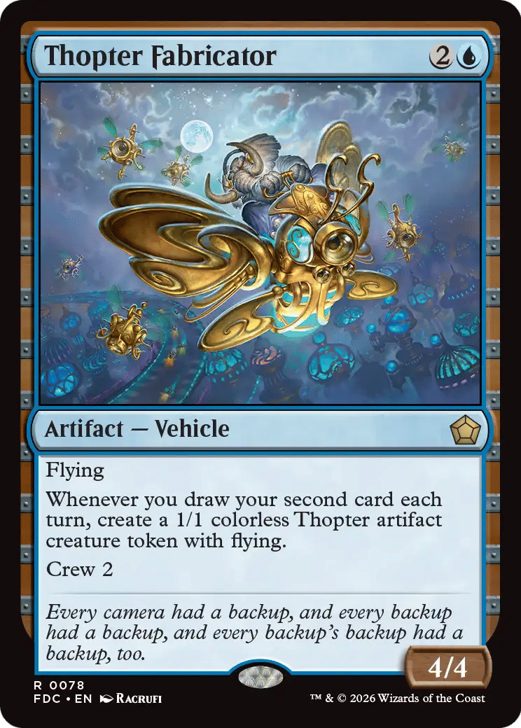 Thopter Fabricator — Foundations Commander — Magic: The Gathering