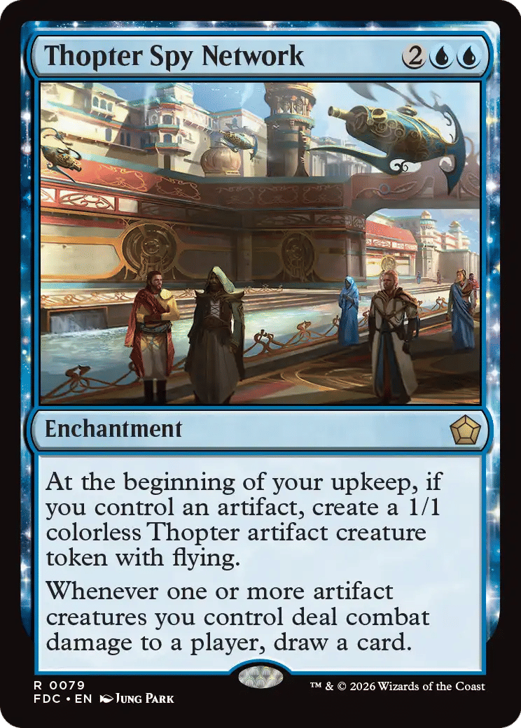 Thopter Spy Network — Foundations Commander — Magic: The Gathering
