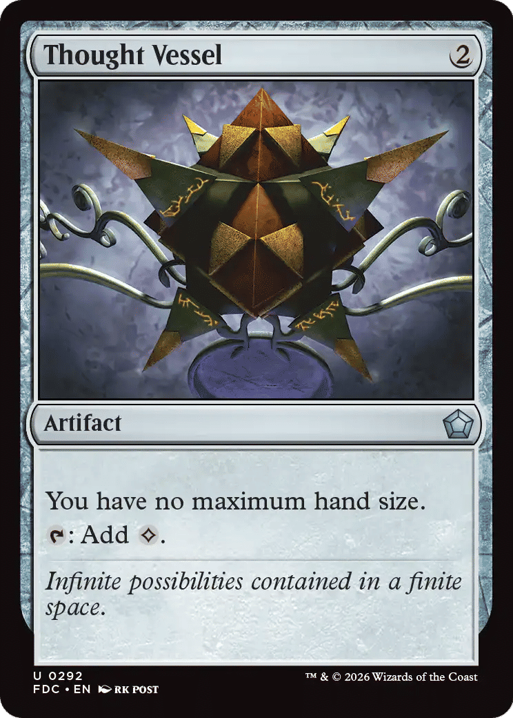 Thought Vessel — Foundations Commander — Magic: The Gathering