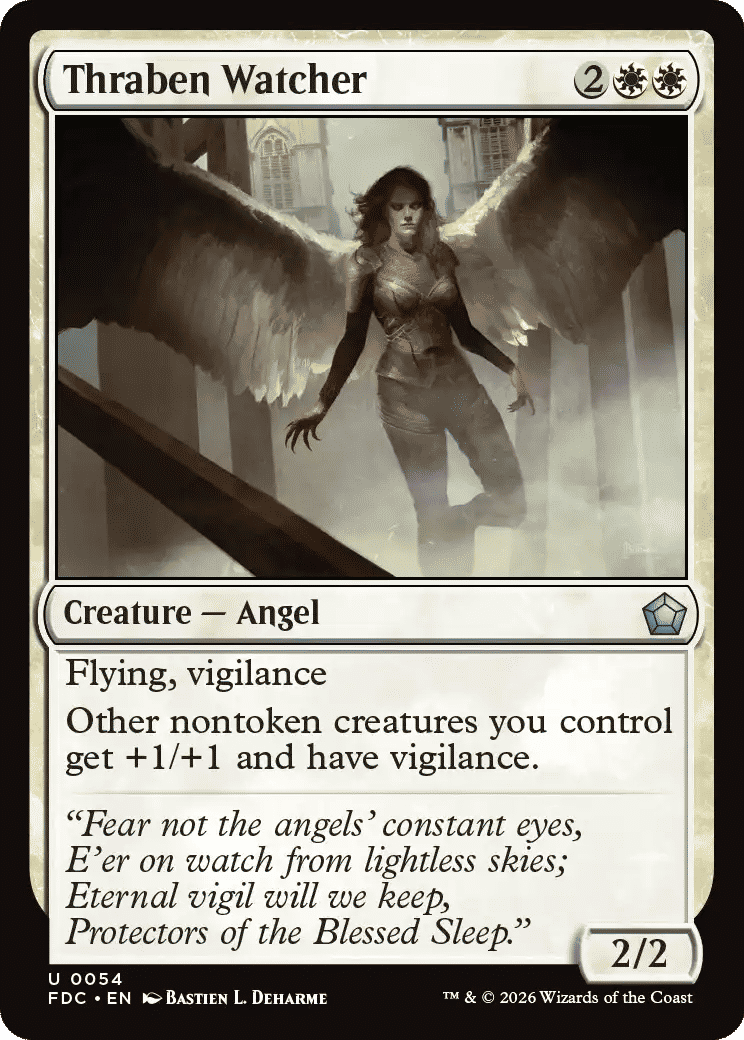 Gardienne de Thraben — Foundations Commander — Magic: The Gathering