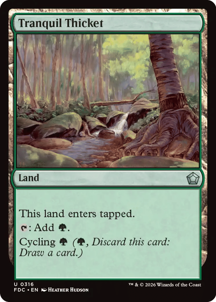 Tranquil Thicket — Foundations Commander — Magic: The Gathering