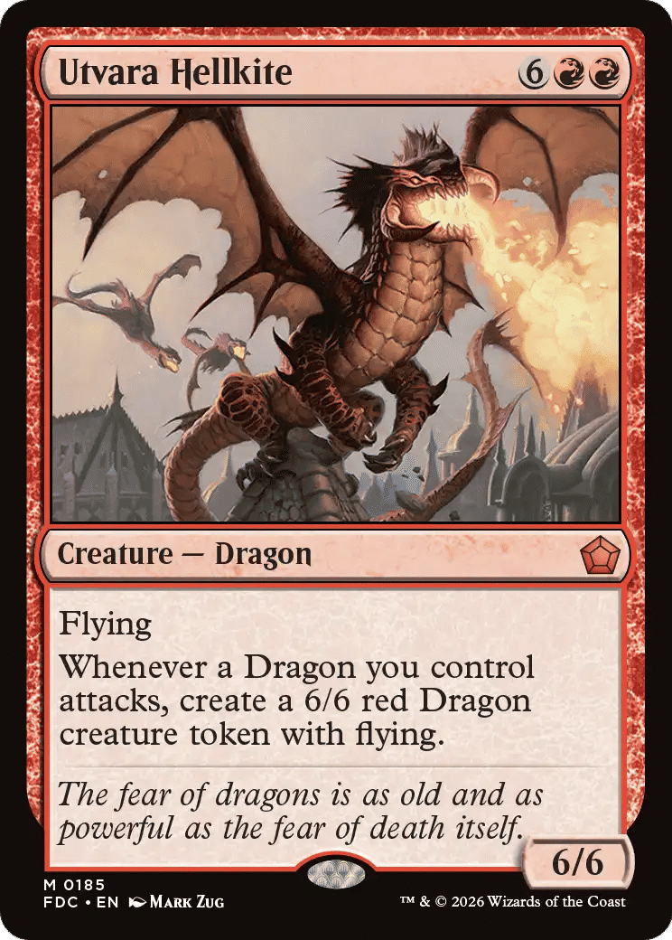 Utvara Hellkite — Foundations Commander — Magic: The Gathering