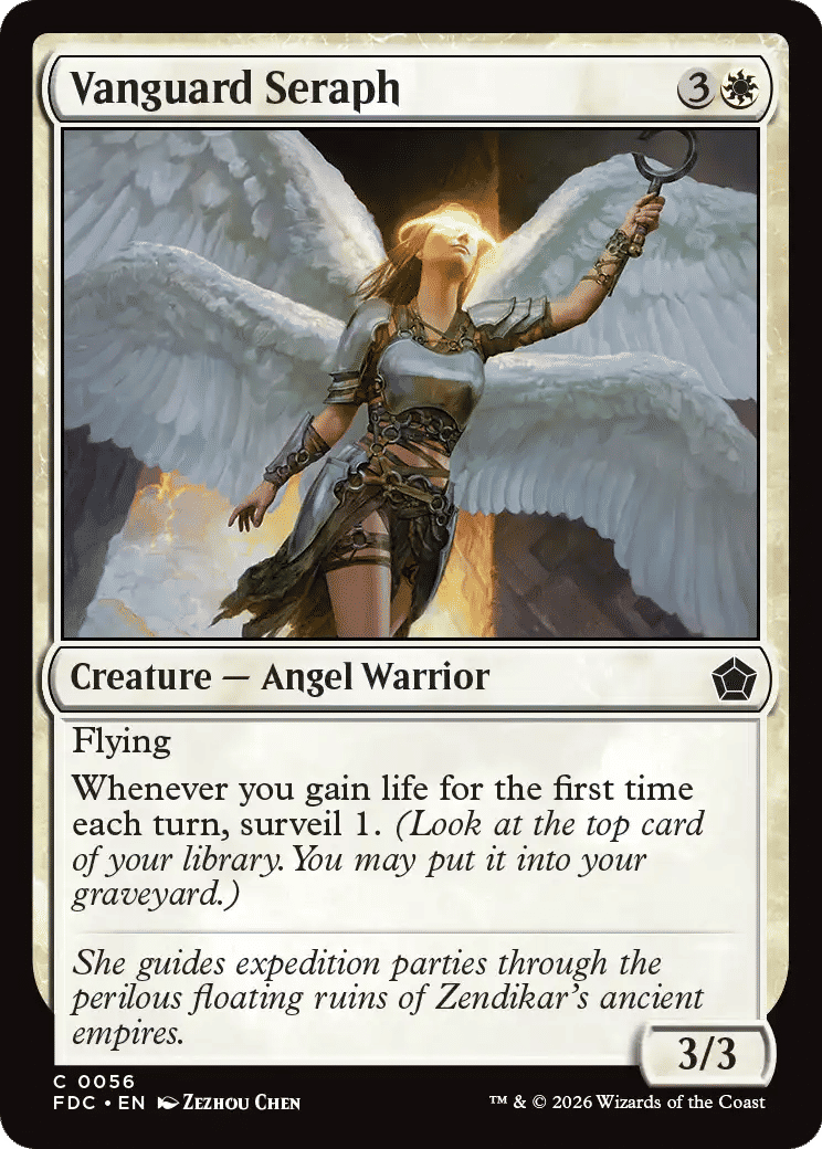Vanguard Seraph — Foundations Commander — Magic: The Gathering