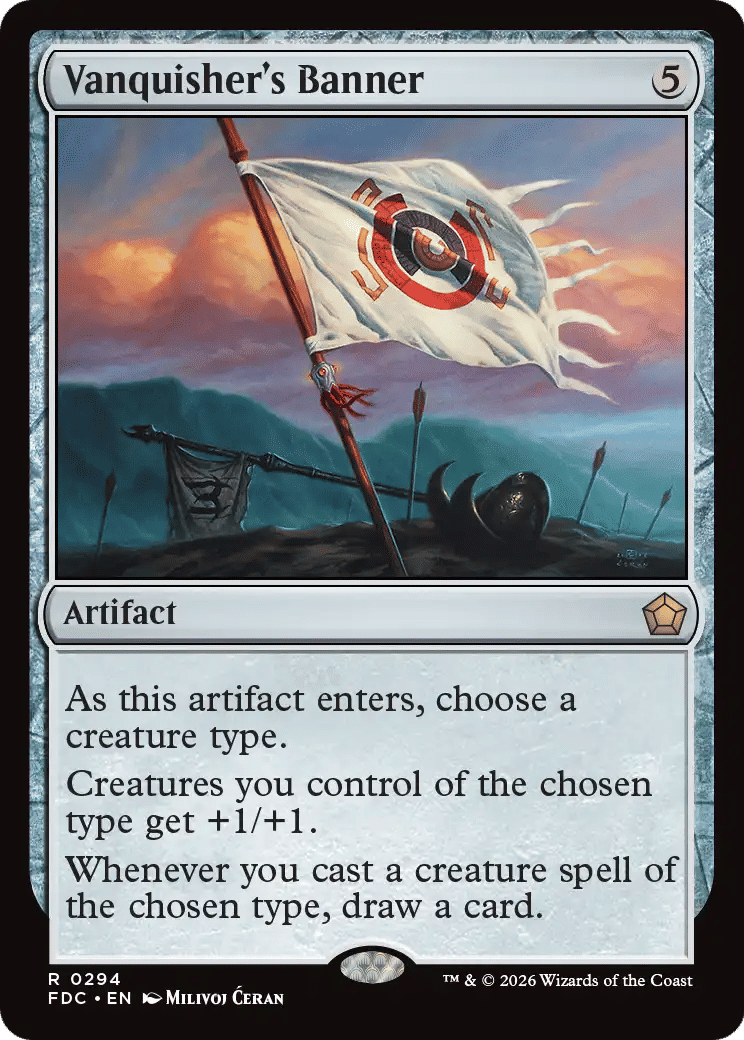 Vanquisher's Banner — Foundations Commander — Magic: The Gathering