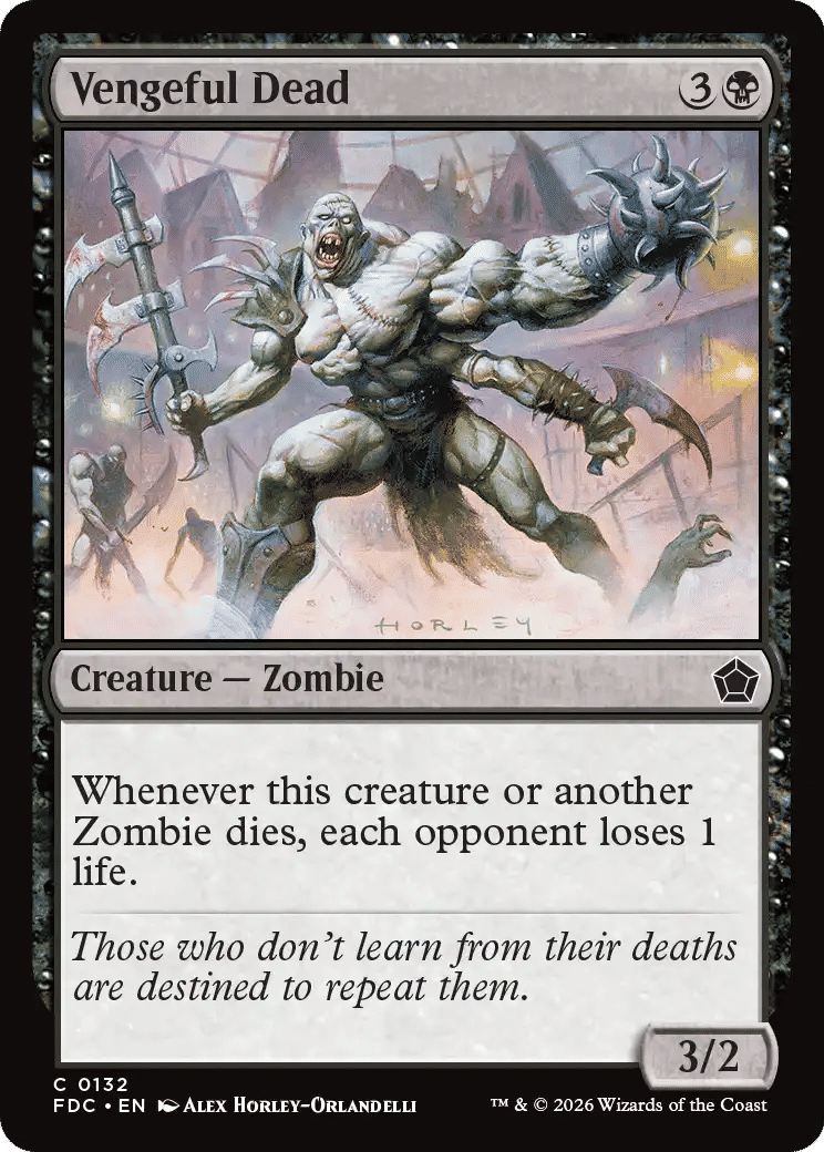 Vengeful Dead — Foundations Commander — Magic: The Gathering