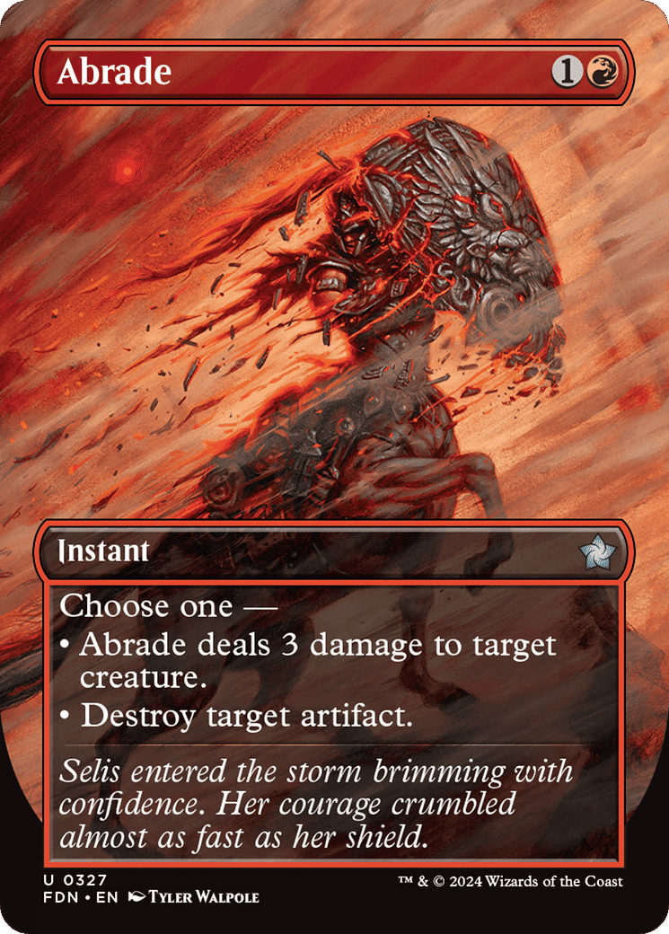 Abrade — Foundations — Magic: The Gathering