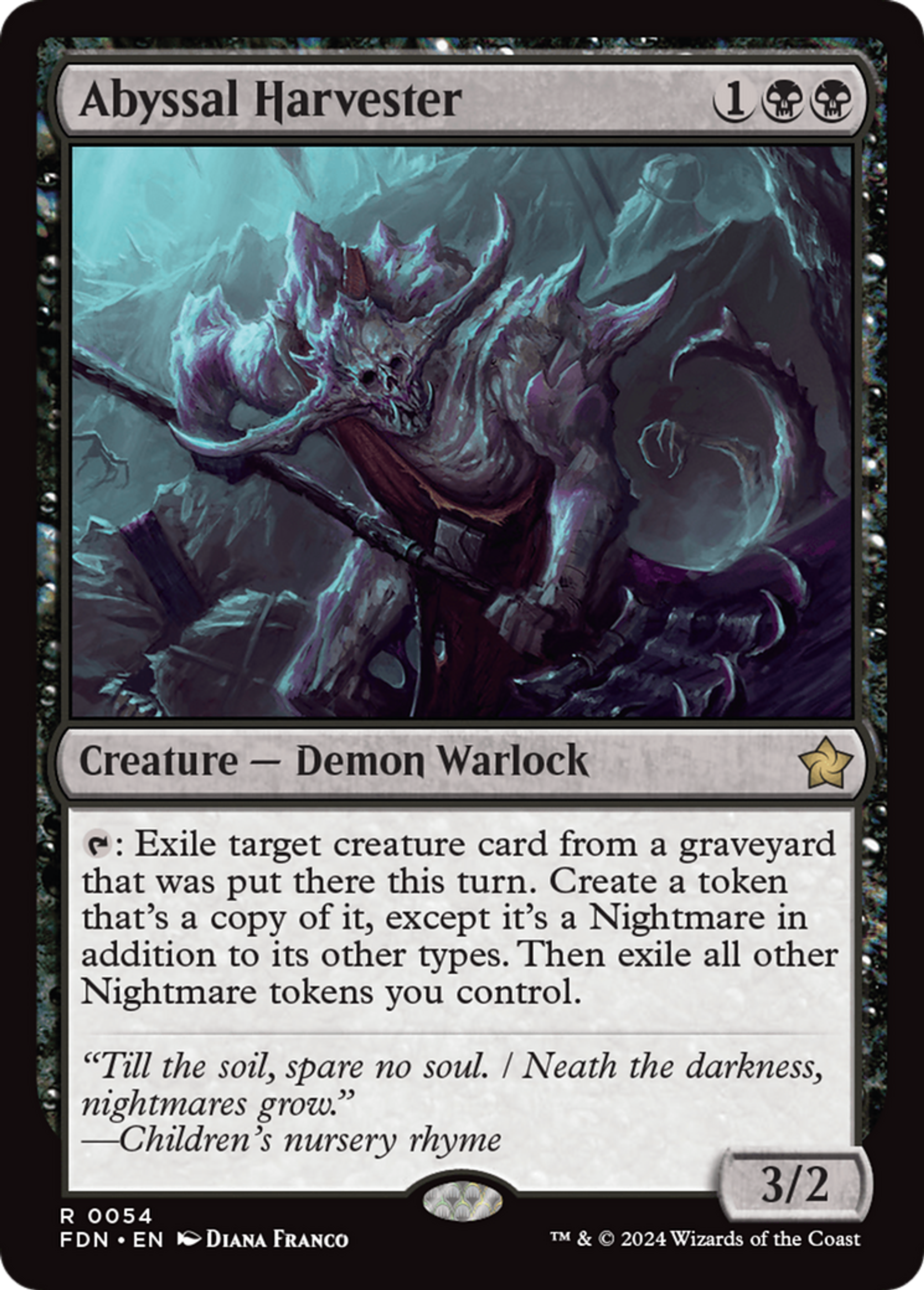 Moissonneur des abysses — Foundations — Magic: The Gathering