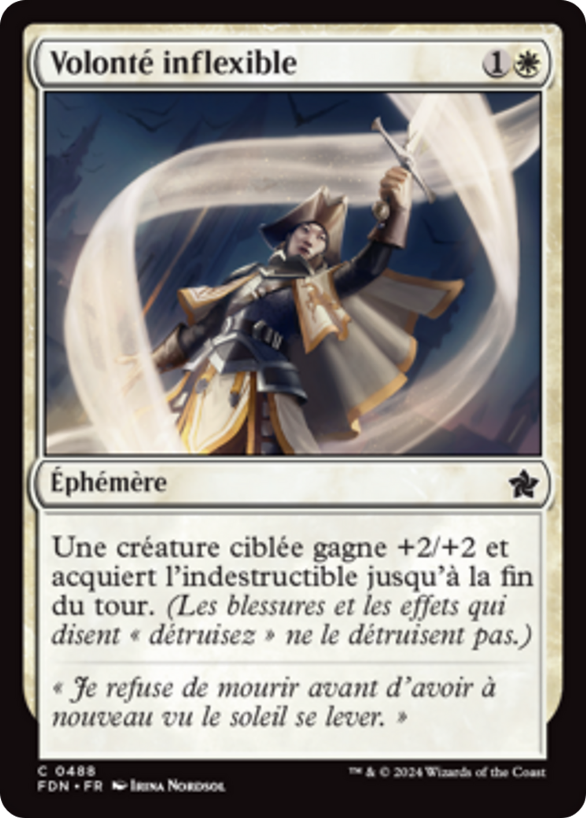 Volonté inflexible — Foundations — Magic: The Gathering