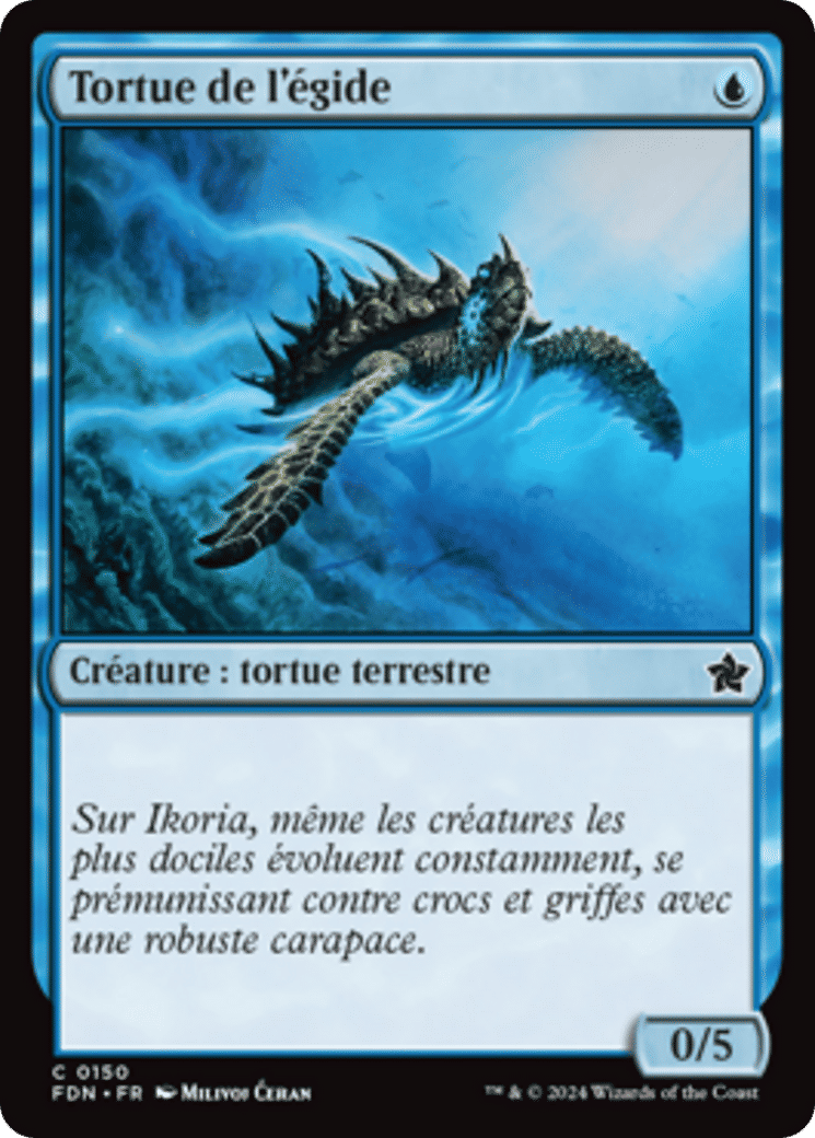 Tortue de l'égide — Foundations — Magic: The Gathering