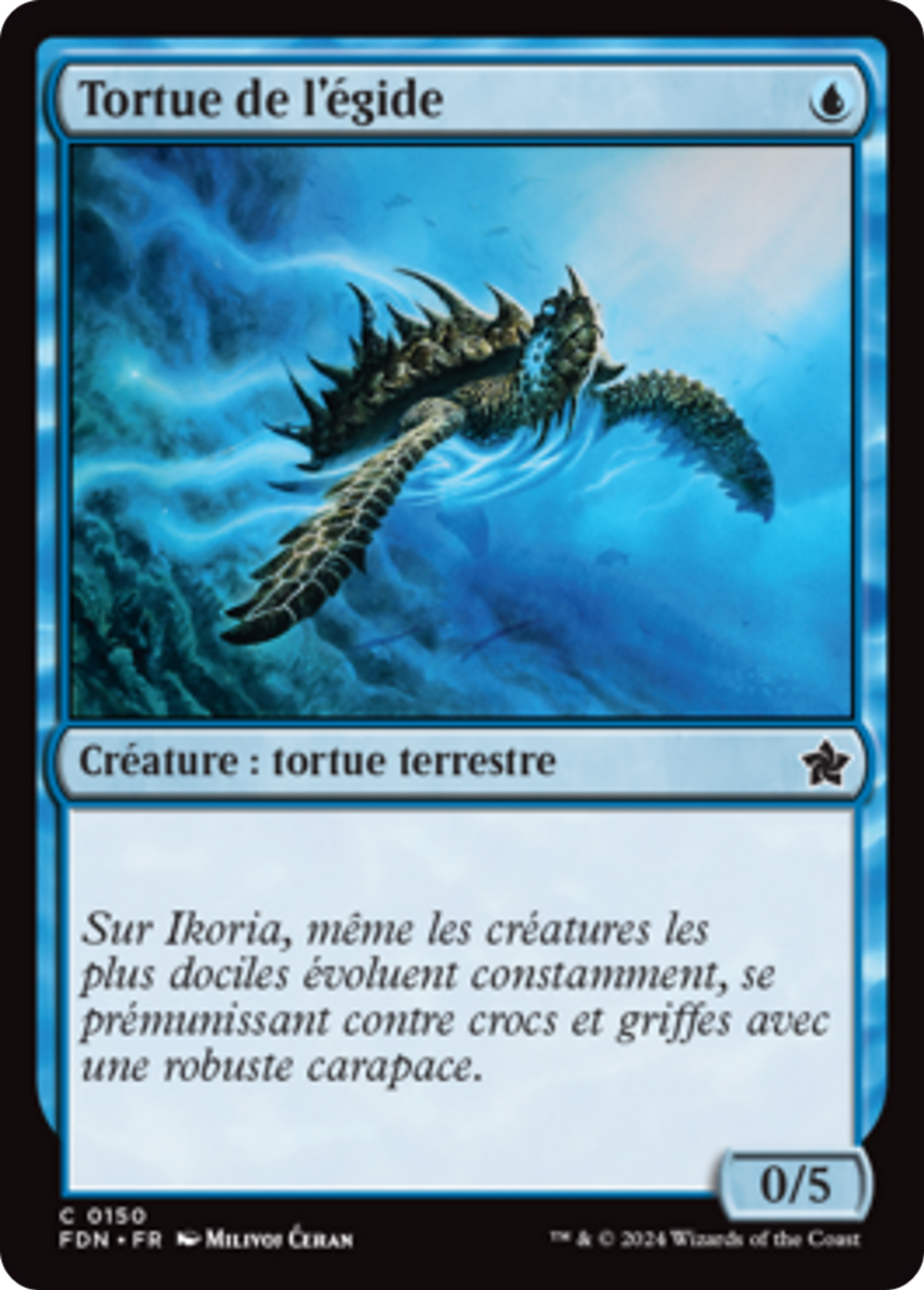 Tortue de l'égide — Foundations — Magic: The Gathering