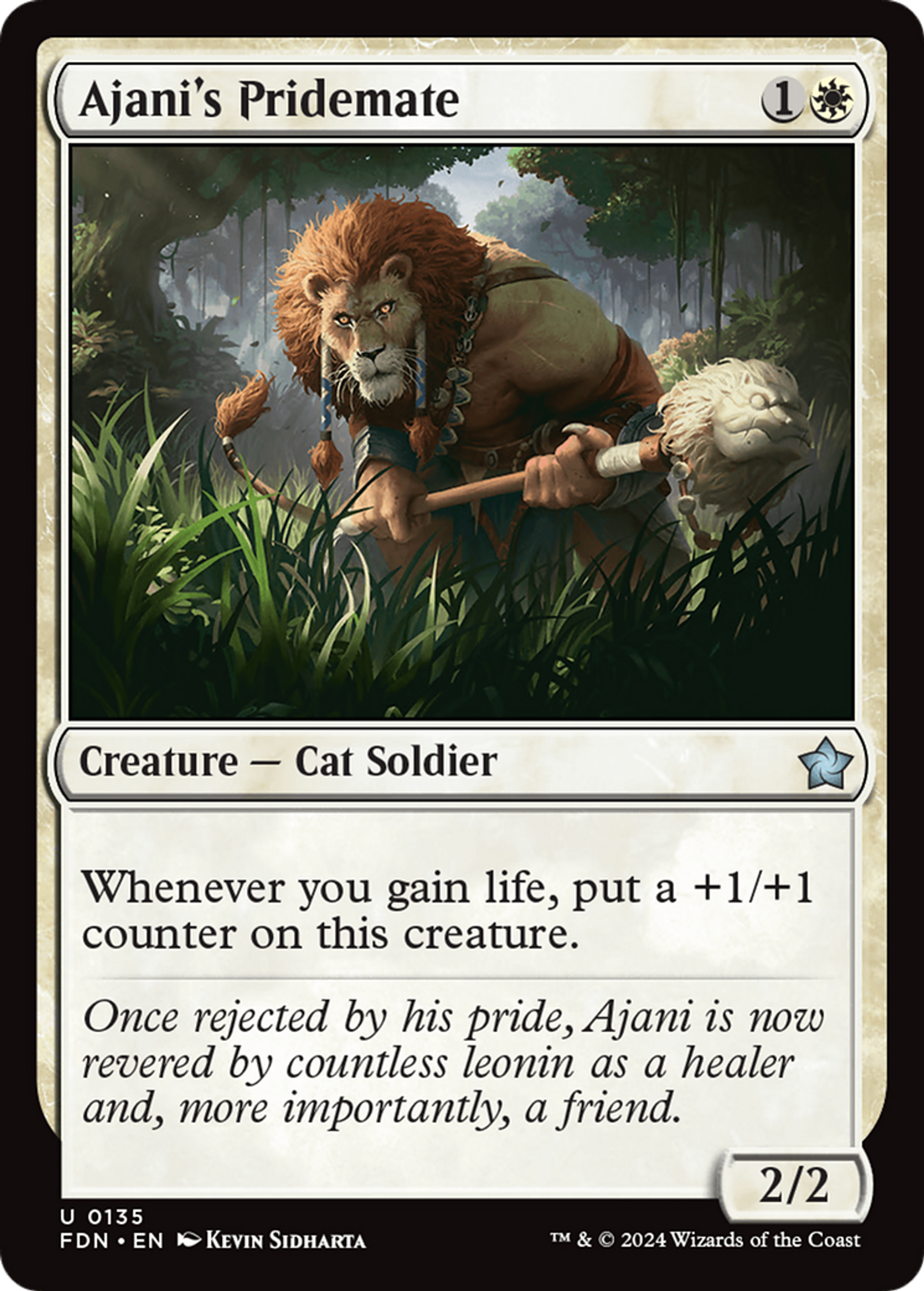 Frère de bande d'Ajani — Foundations — Magic: The Gathering
