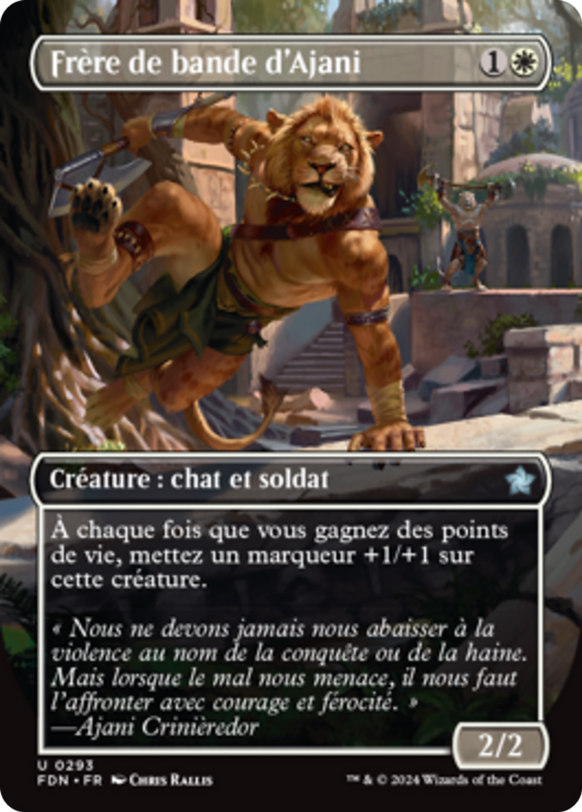 Frère de bande d'Ajani — Foundations — Magic: The Gathering