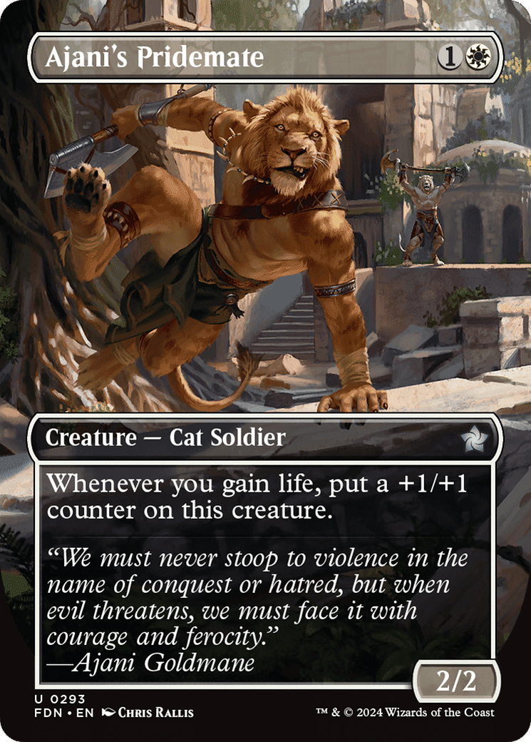Ajani's Pridemate — Foundations — Magic: The Gathering
