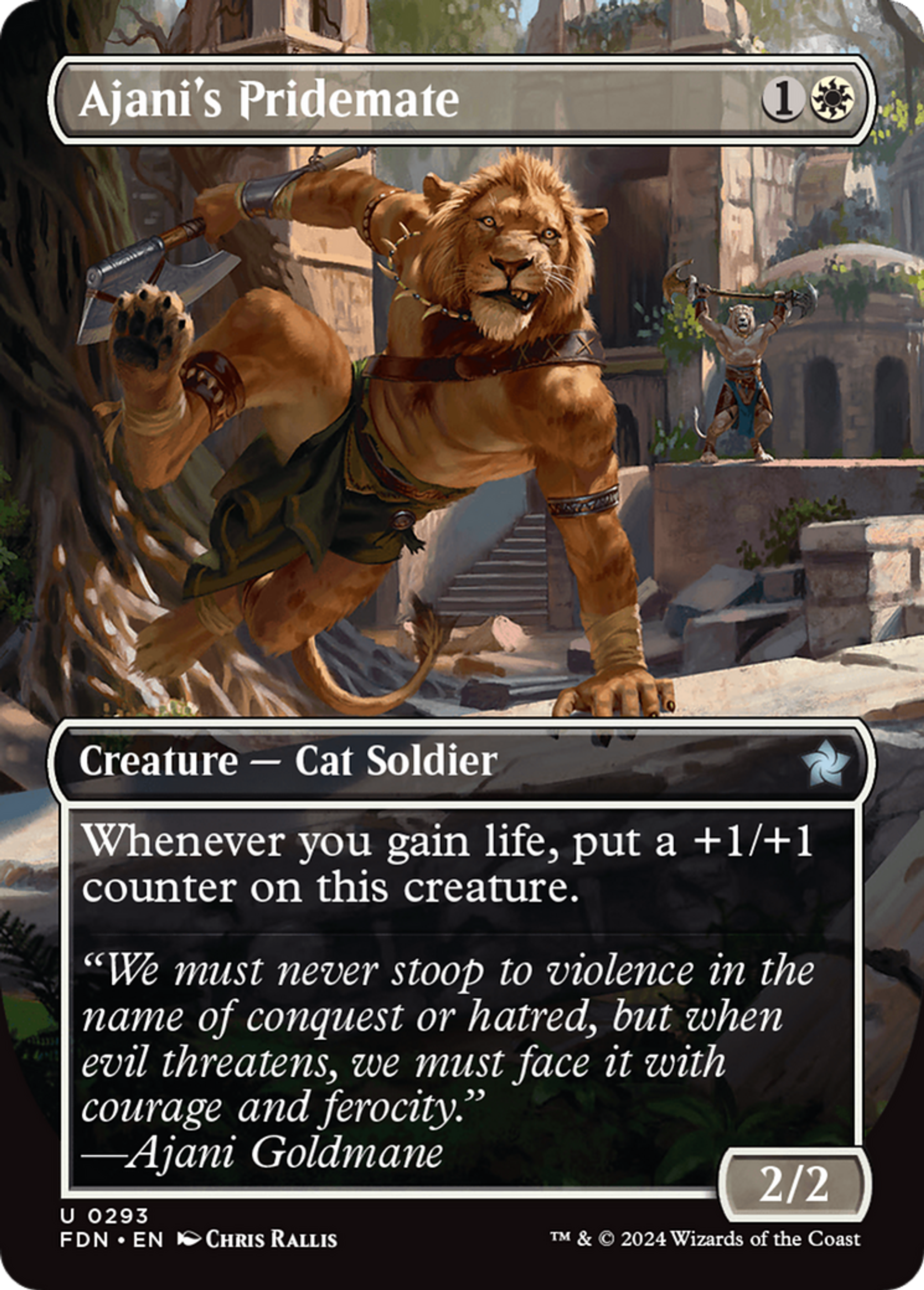Frère de bande d'Ajani — Foundations — Magic: The Gathering