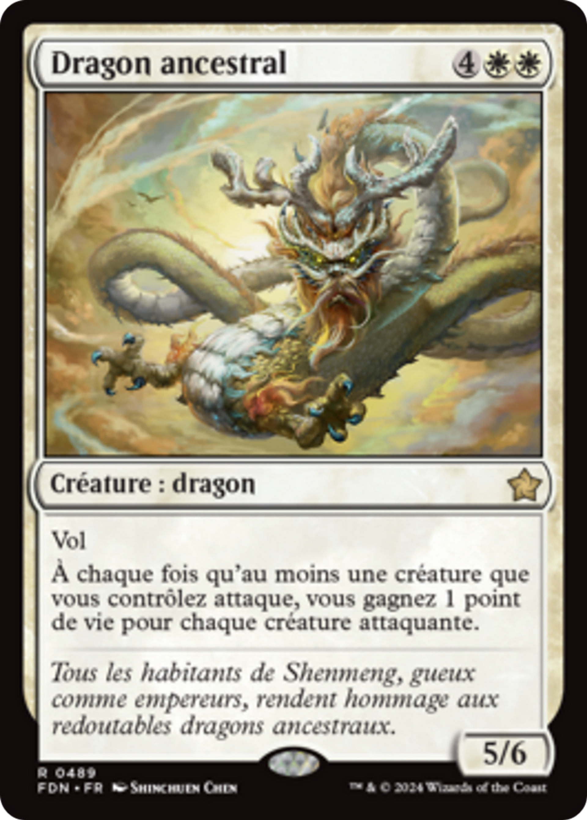 Dragon ancestral — Foundations — Magic: The Gathering