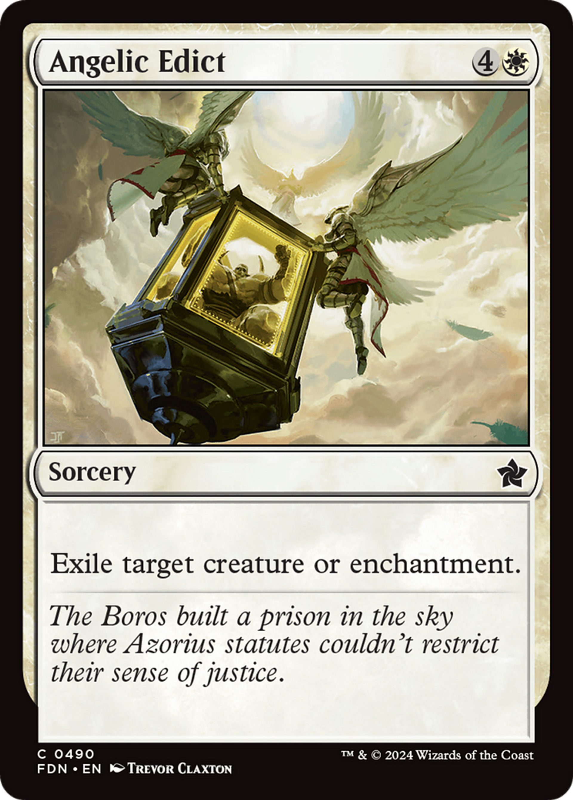 Édit angélique — Foundations — Magic: The Gathering