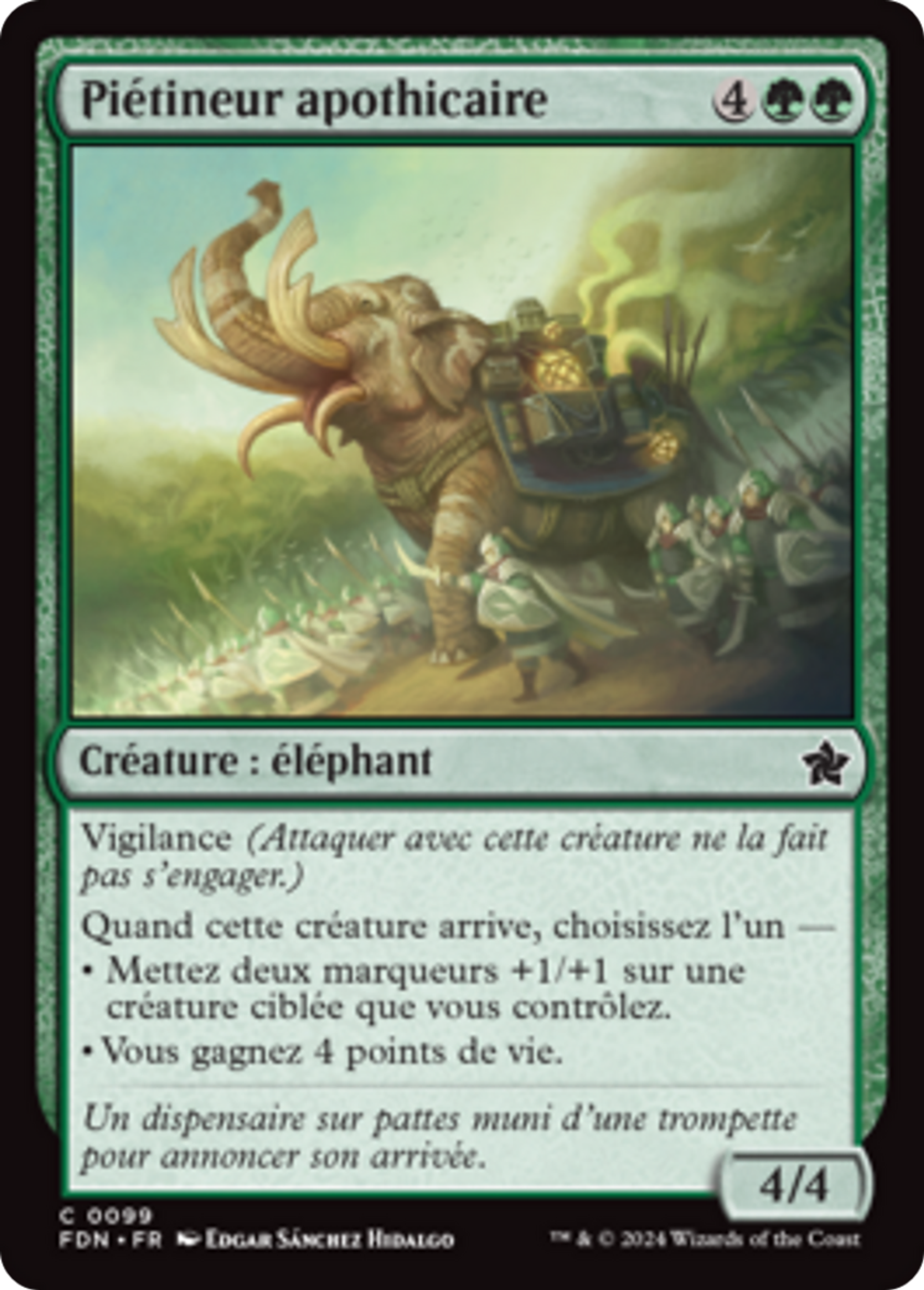 Piétineur apothicaire — Foundations — Magic: The Gathering