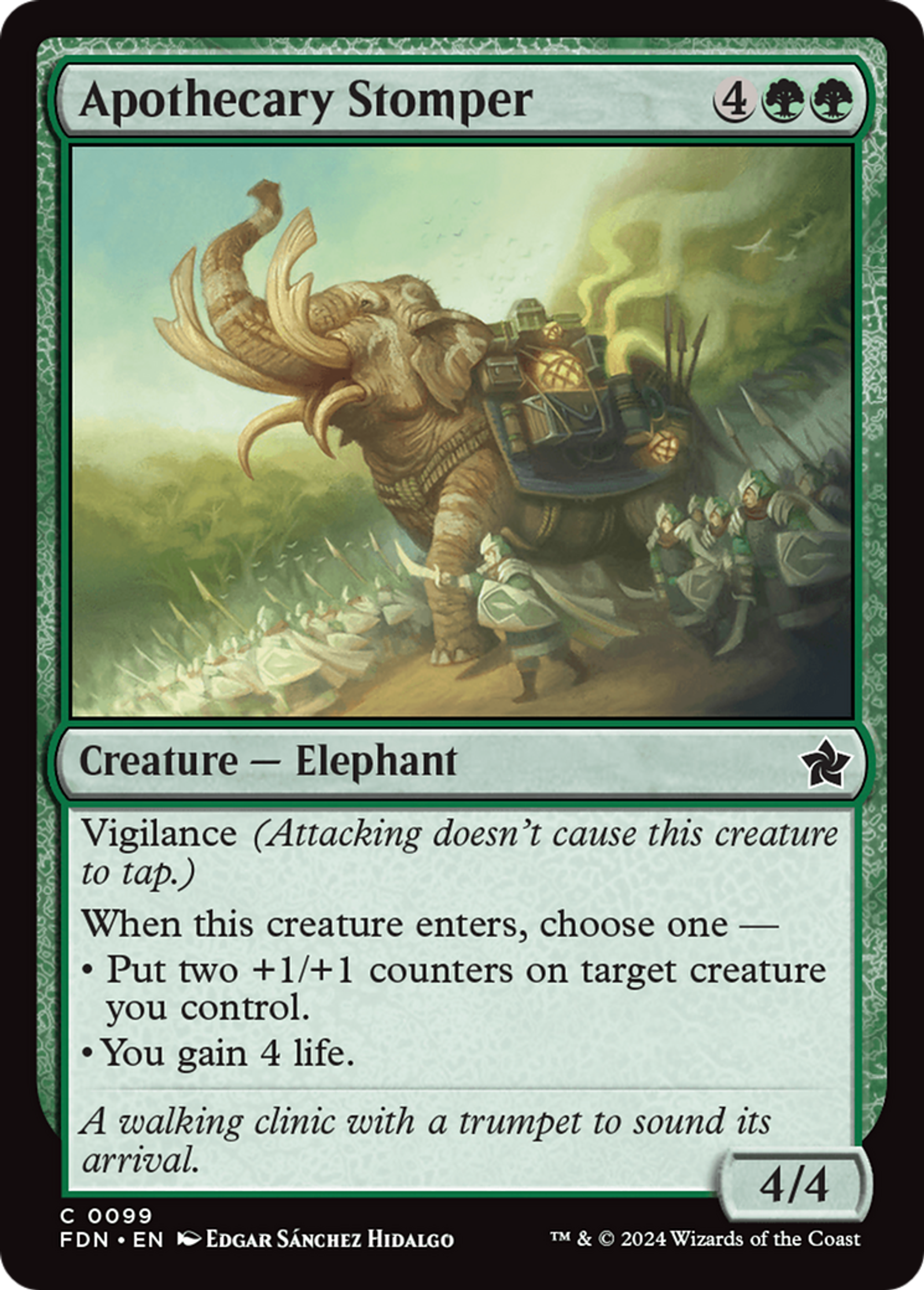 Piétineur apothicaire — Foundations — Magic: The Gathering