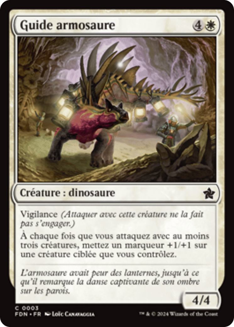 Guide armosaure — Foundations — Magic: The Gathering