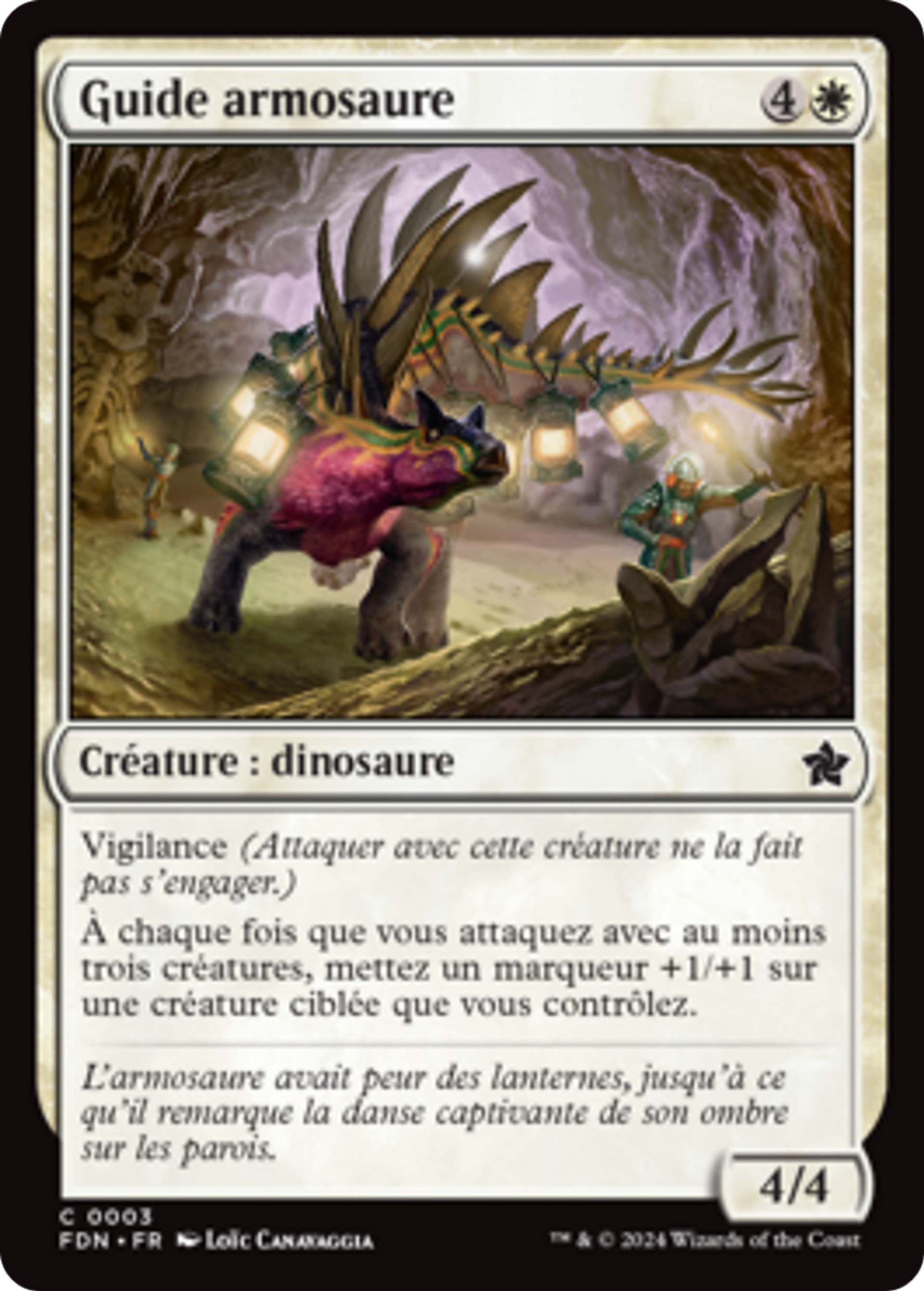 Guide armosaure — Foundations — Magic: The Gathering