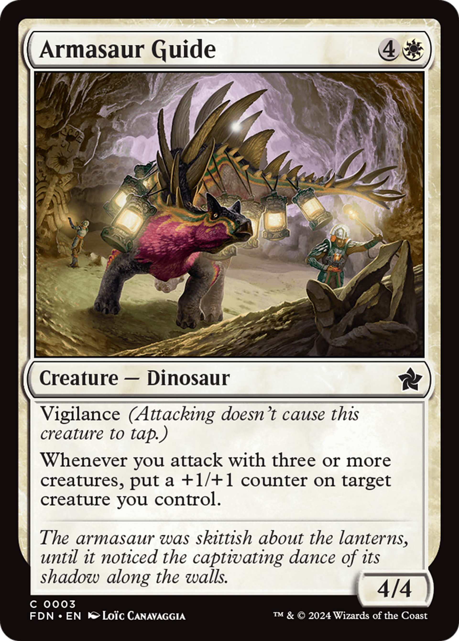 Guide armosaure — Foundations — Magic: The Gathering