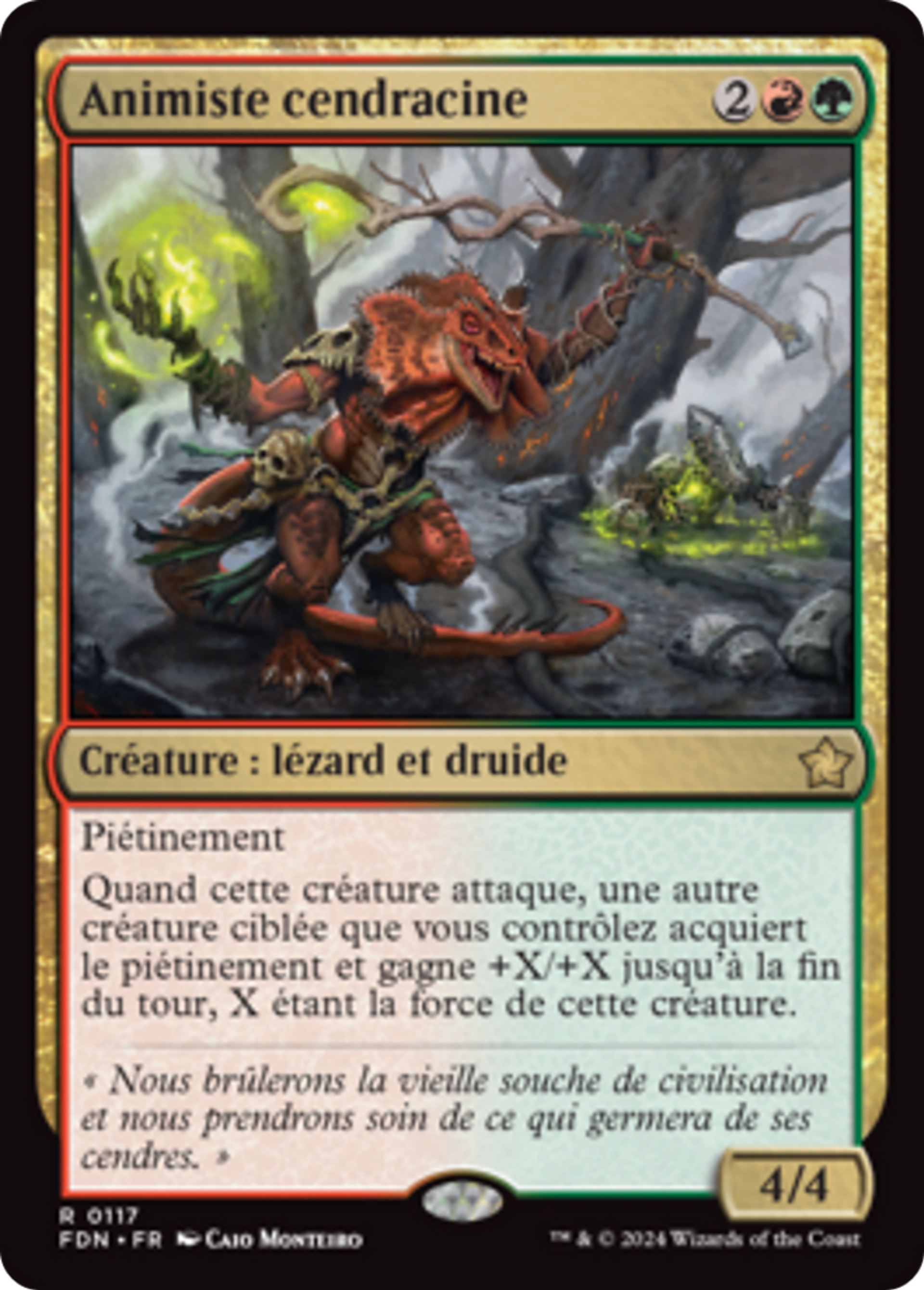 Animiste cendracine — Foundations — Magic: The Gathering