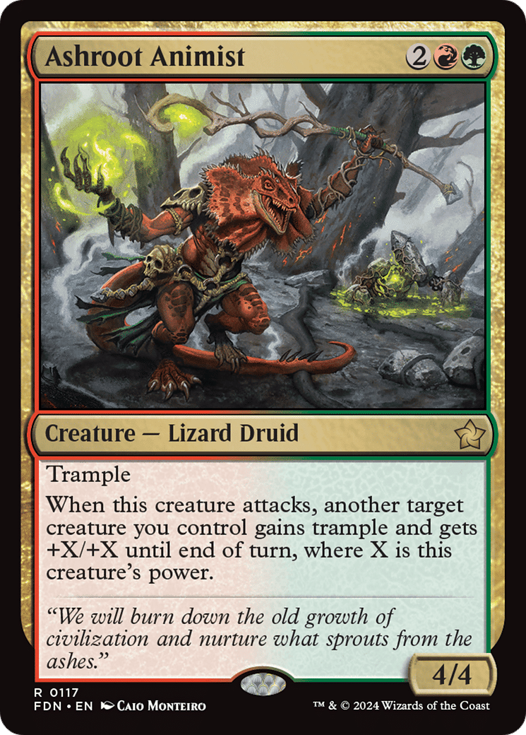 Ashroot Animist — Foundations — Magic: The Gathering