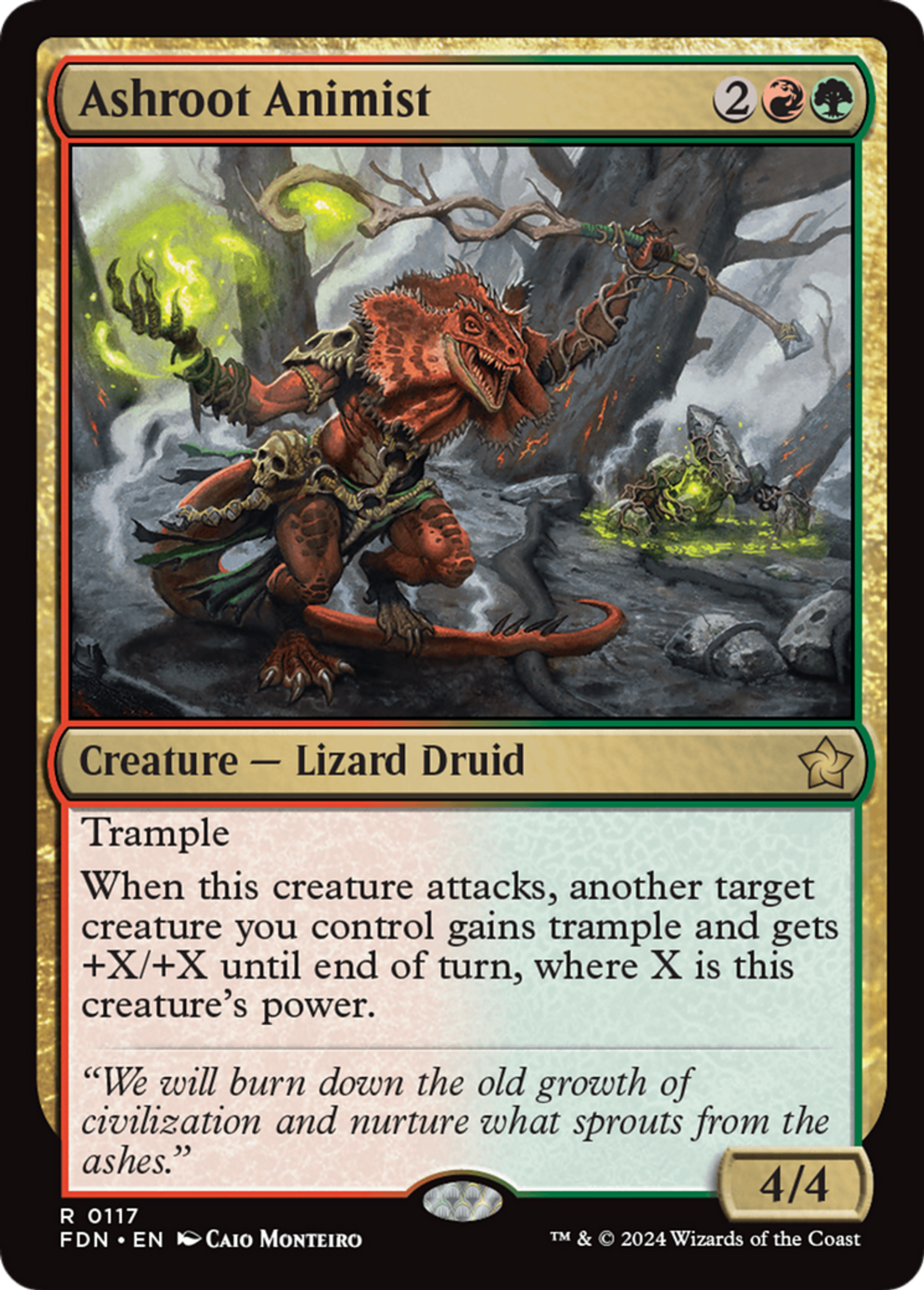 Animiste cendracine — Foundations — Magic: The Gathering