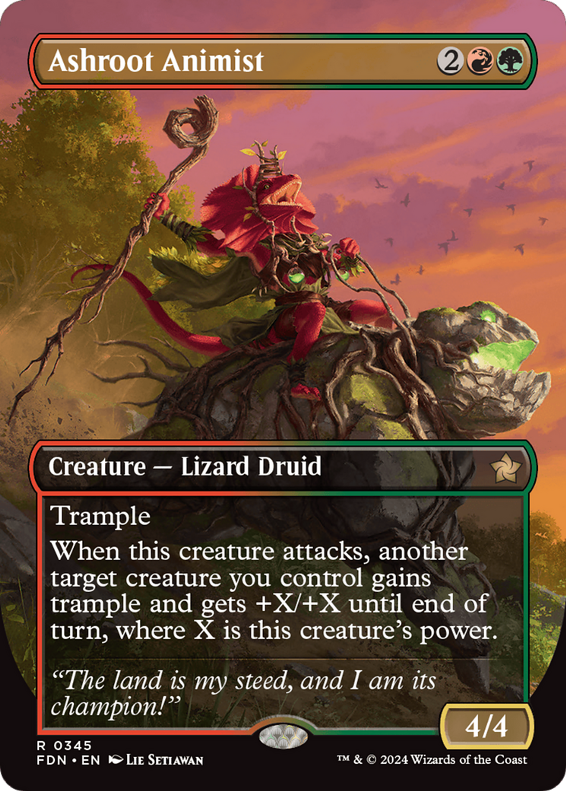 Animiste cendracine — Foundations — Magic: The Gathering