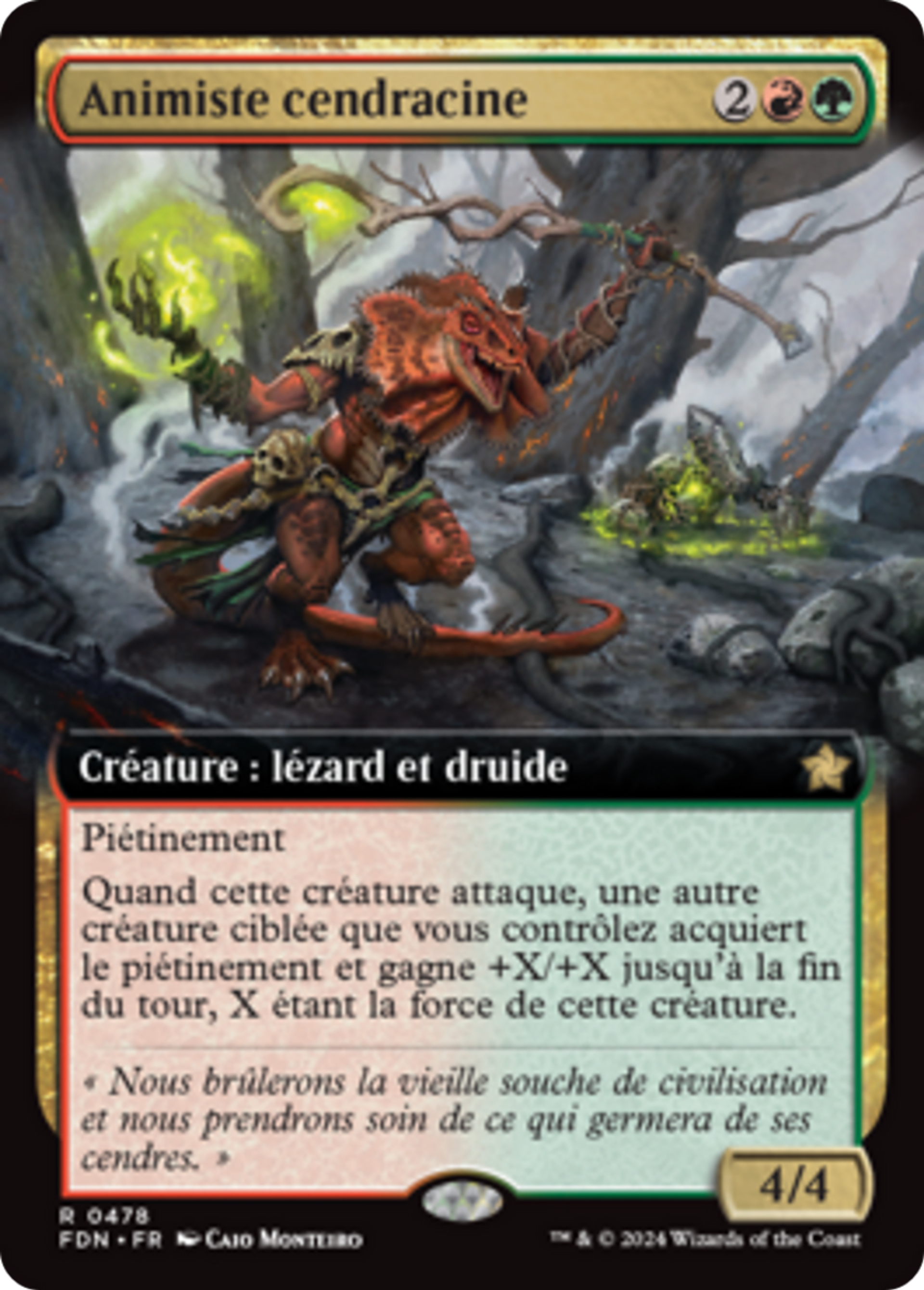 Animiste cendracine — Foundations — Magic: The Gathering