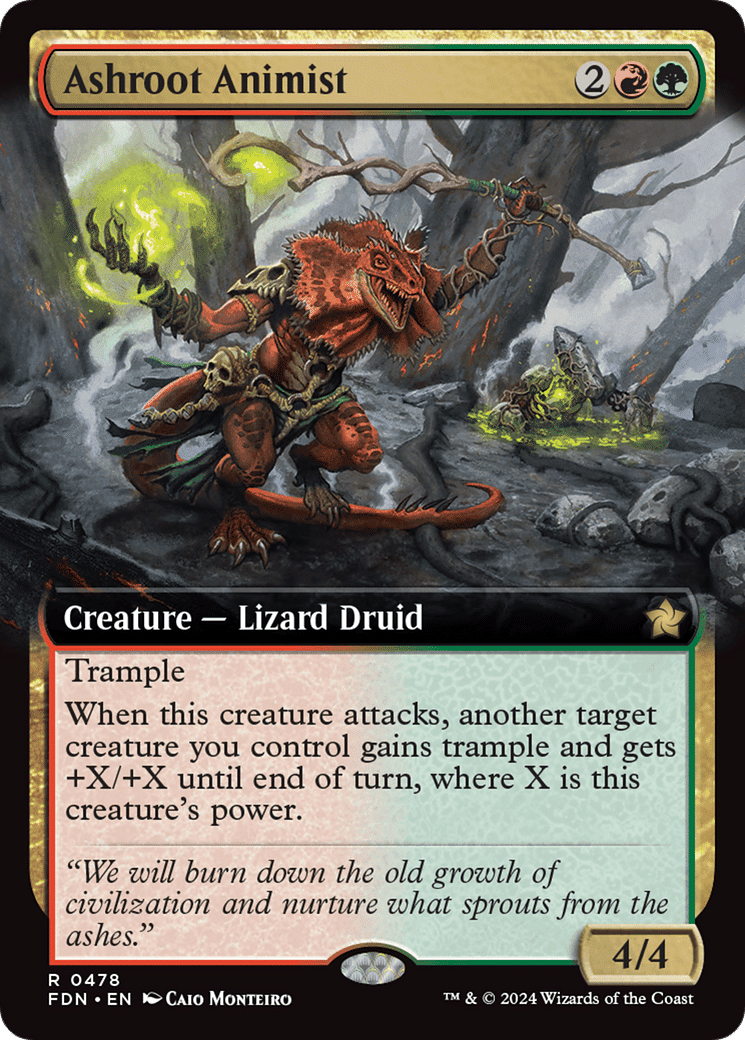 Ashroot Animist — Foundations — Magic: The Gathering