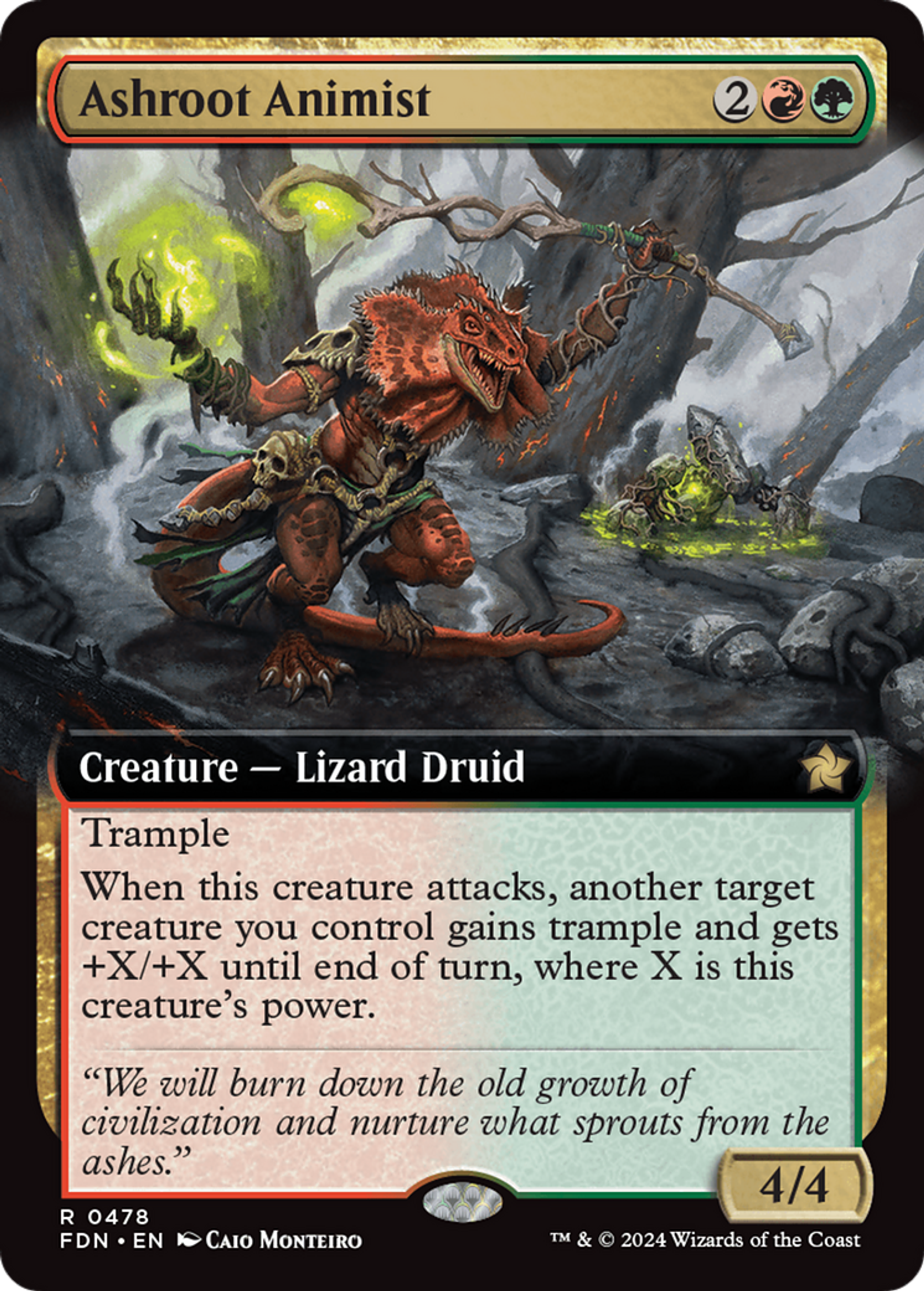 Animiste cendracine — Foundations — Magic: The Gathering