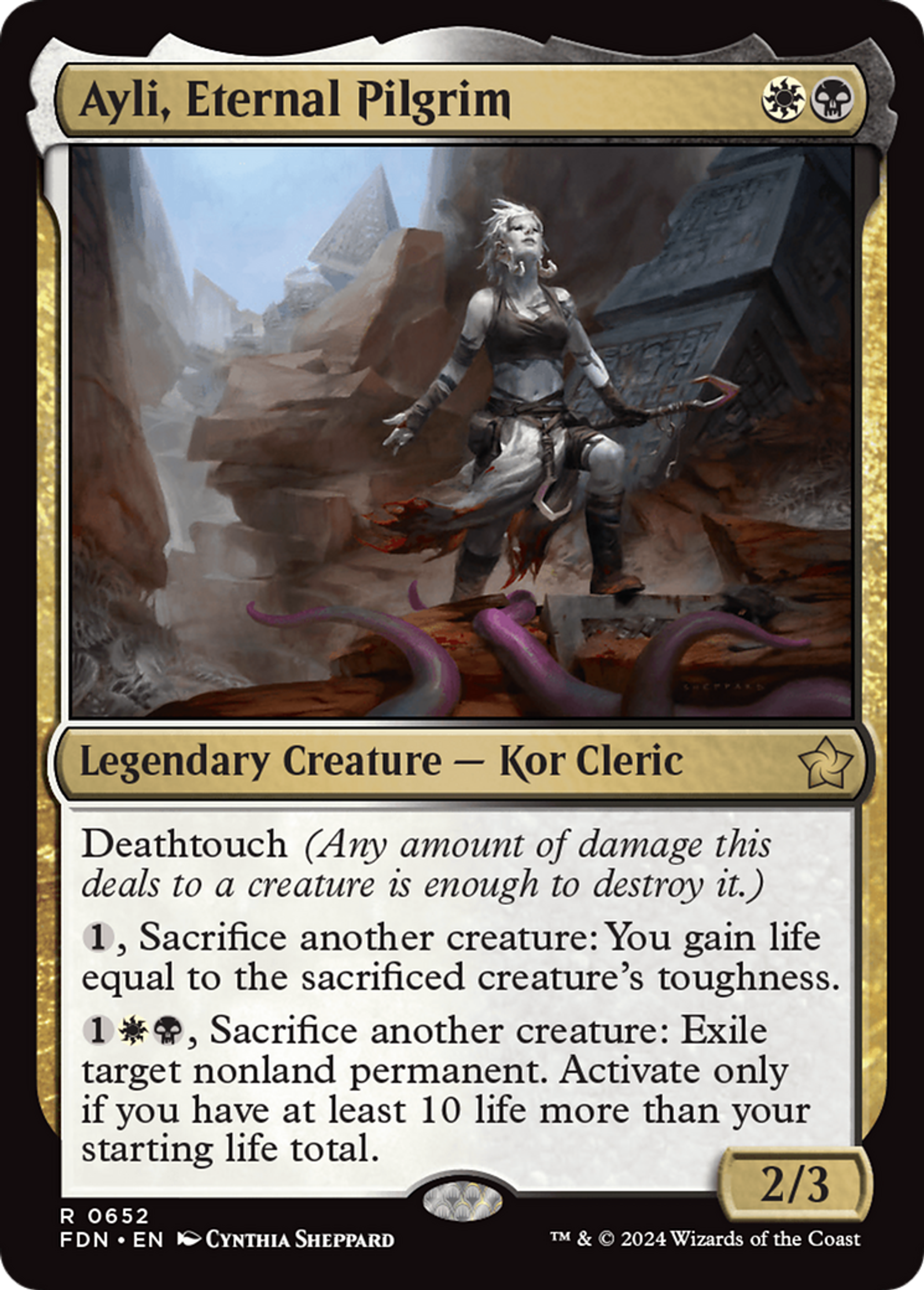 Ayli, pèlerine éternelle — Foundations — Magic: The Gathering