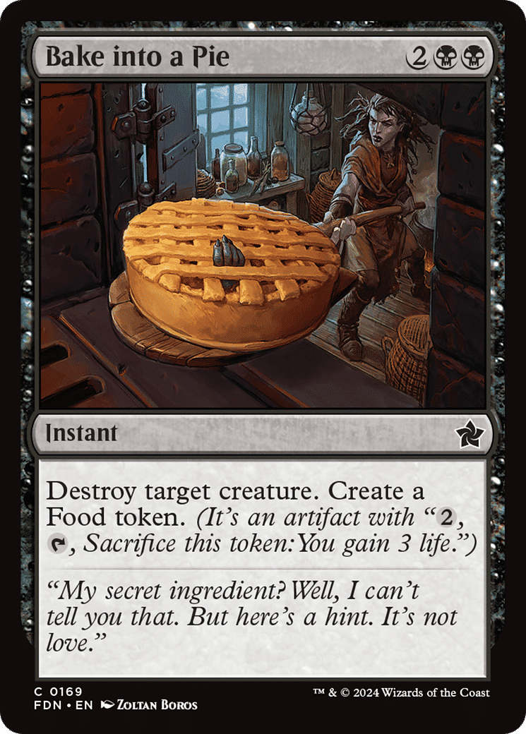 Bake into a Pie — Foundations — Magic: The Gathering