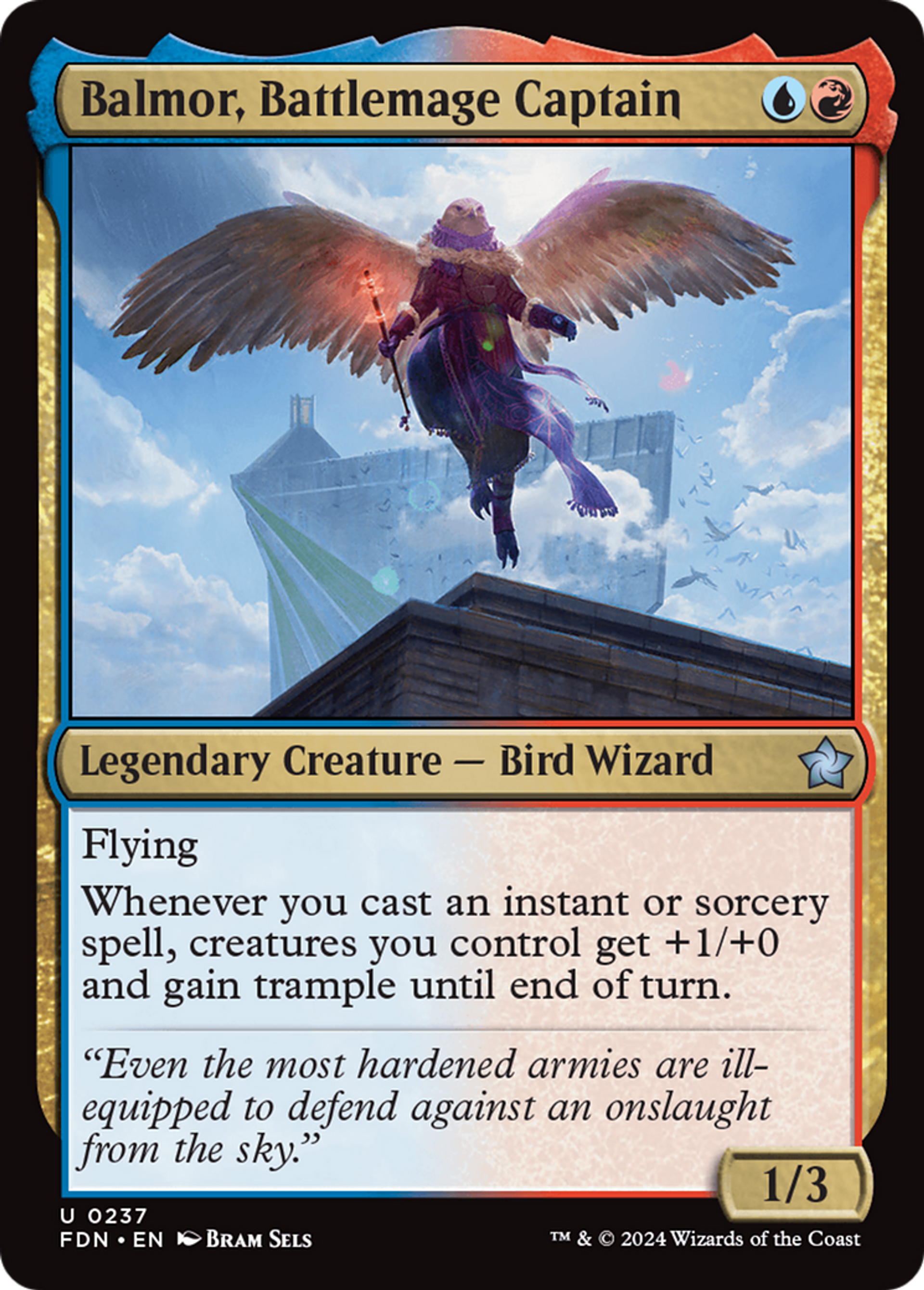 Balmor, capitaine mage de bataille — Foundations — Magic: The Gathering