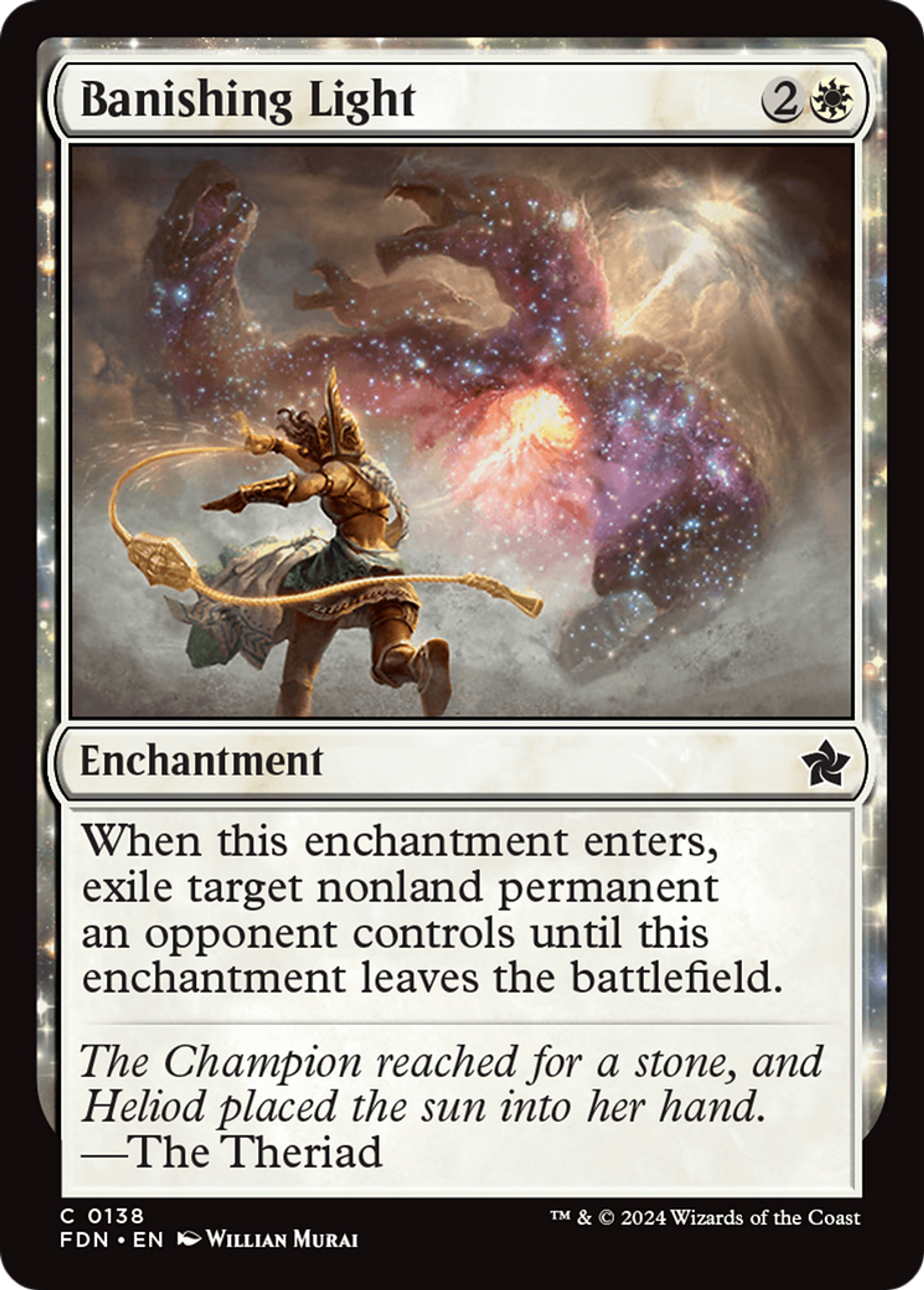 Banishing Light — Foundations — Magic: The Gathering