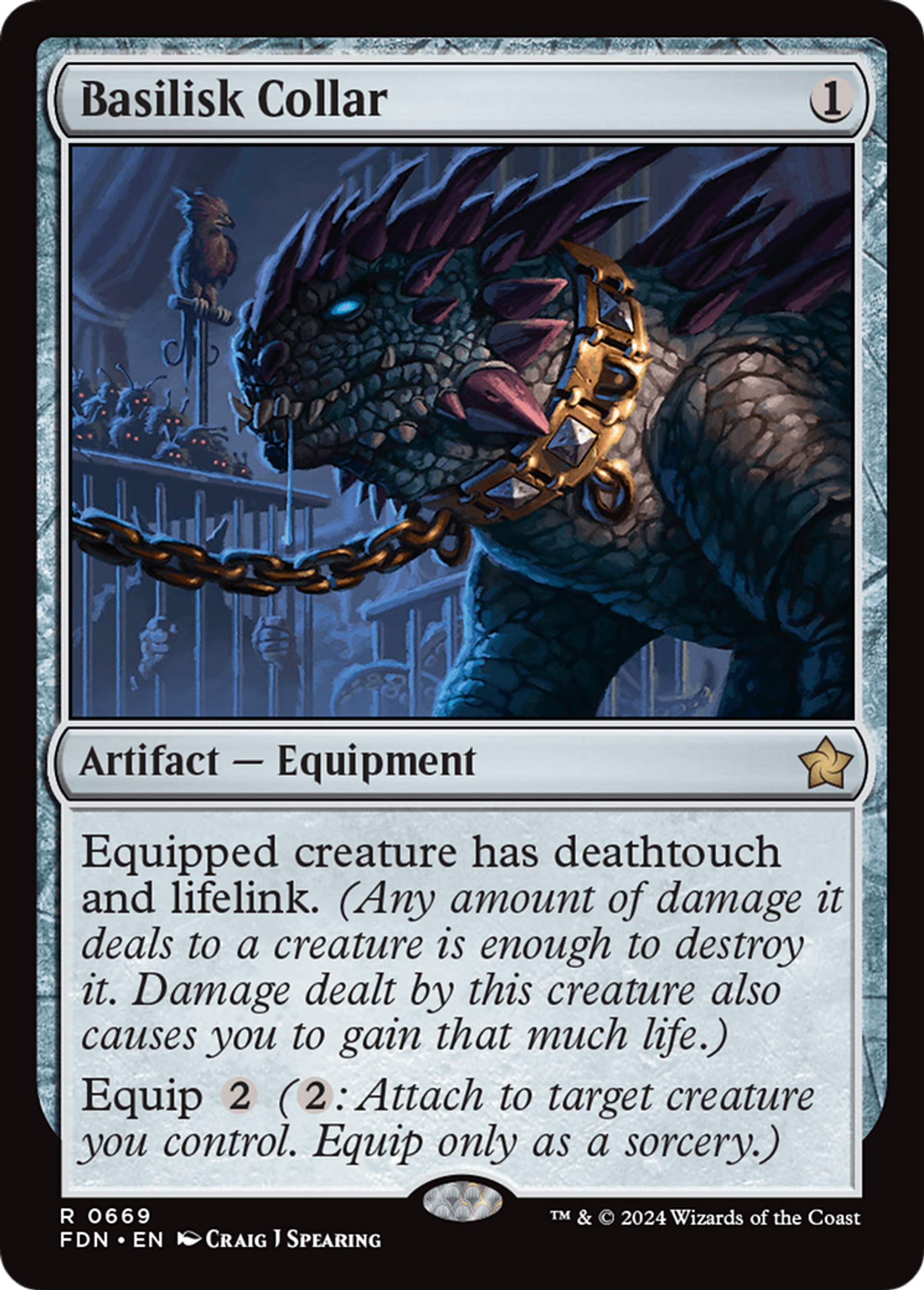 Collier de basilic — Foundations — Magic: The Gathering