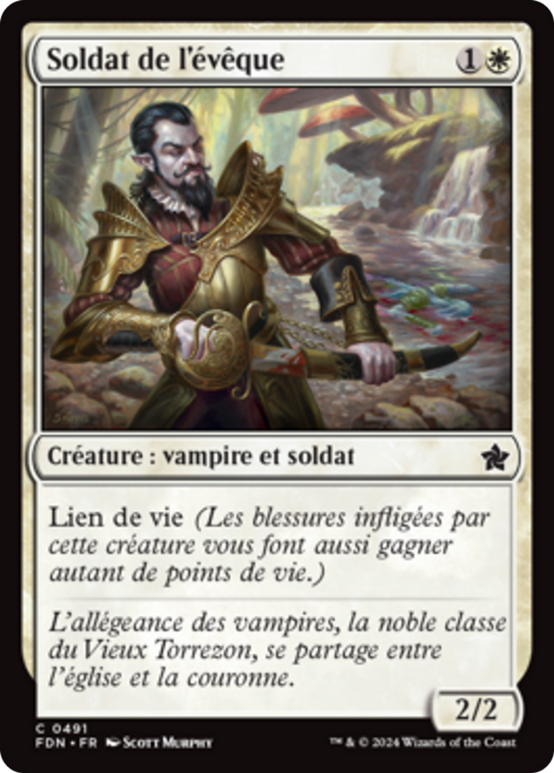 Soldat de l'évêque — Foundations — Magic: The Gathering