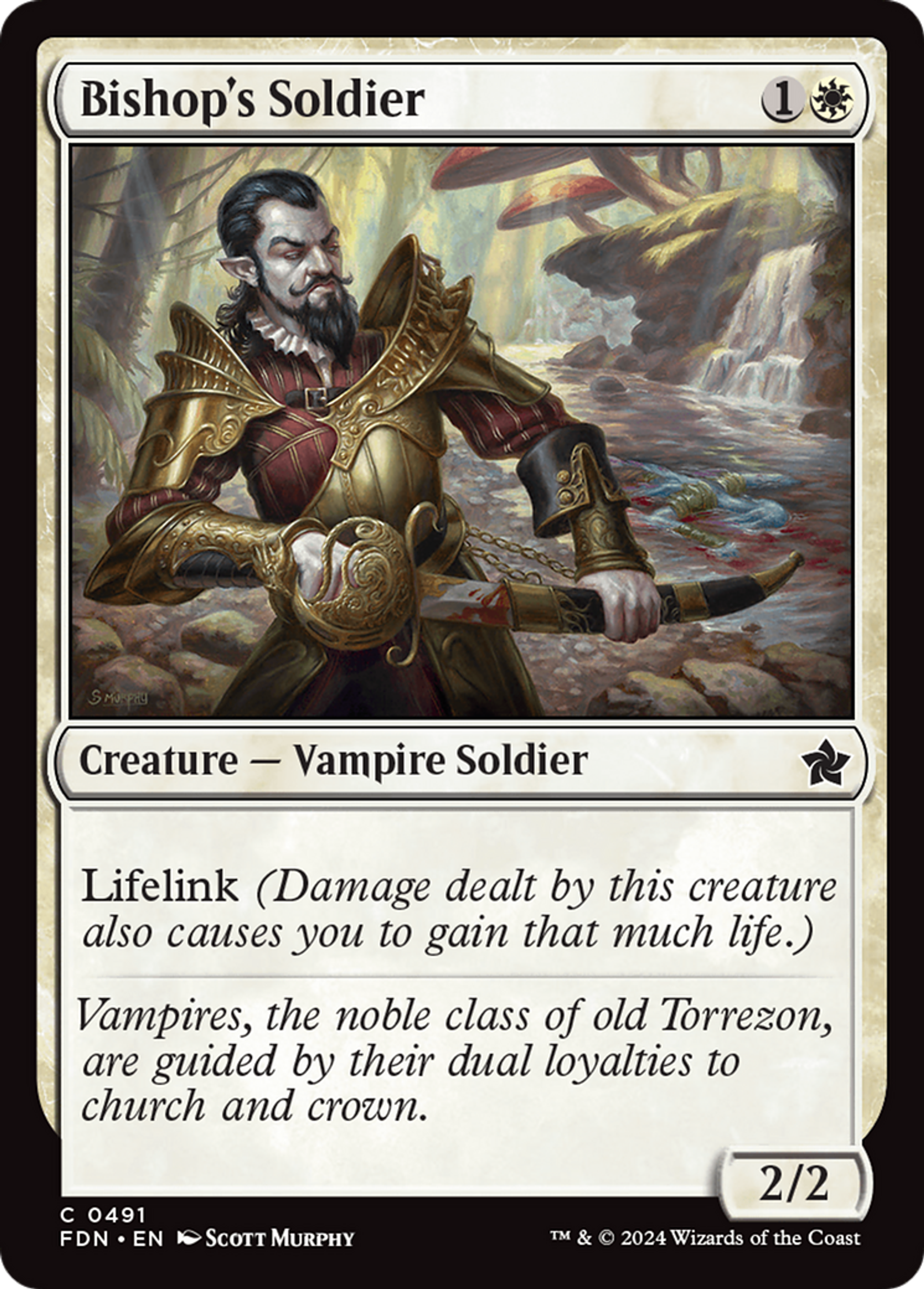 Soldat de l'évêque — Foundations — Magic: The Gathering
