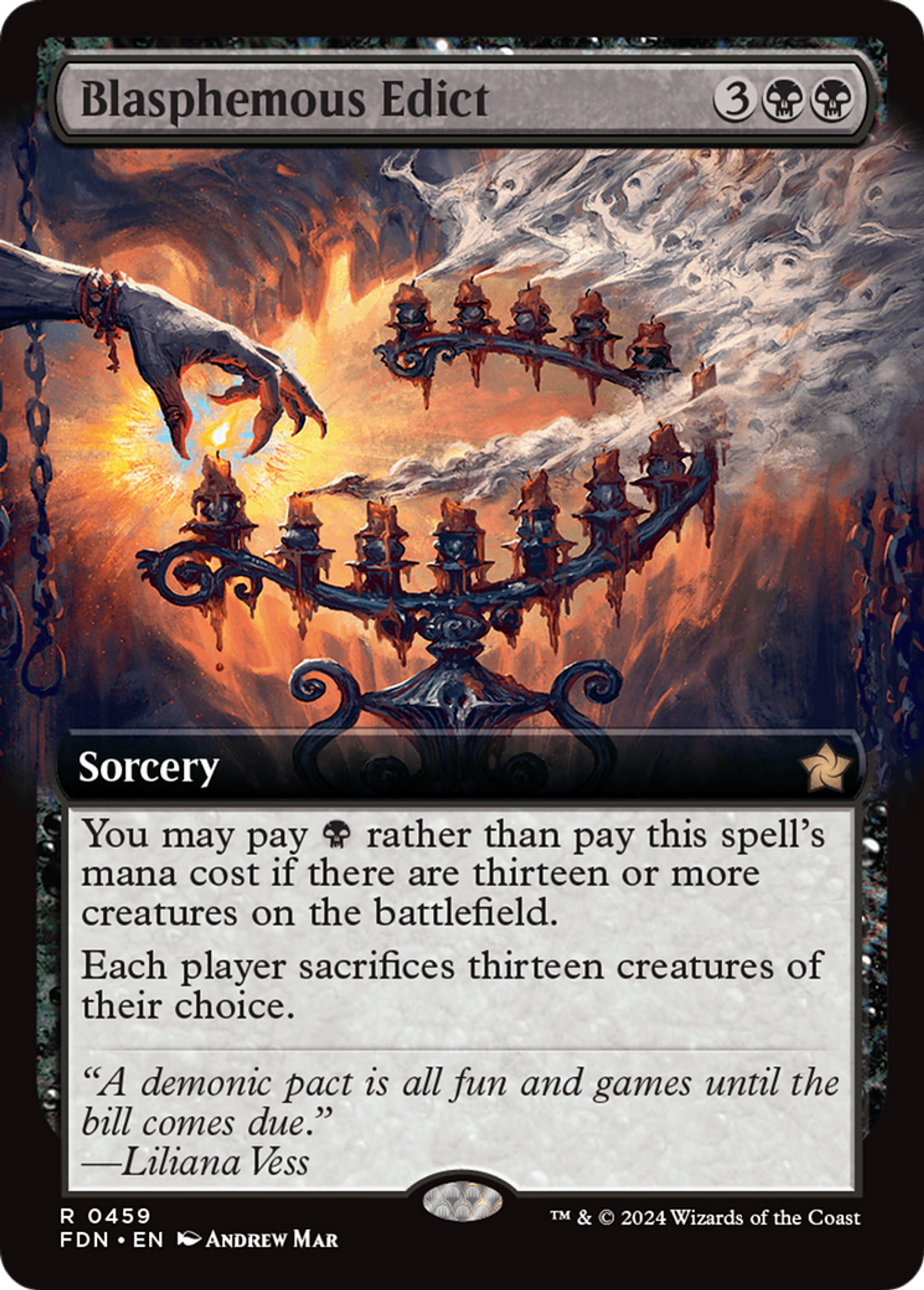 Édit blasphématoire — Foundations — Magic: The Gathering