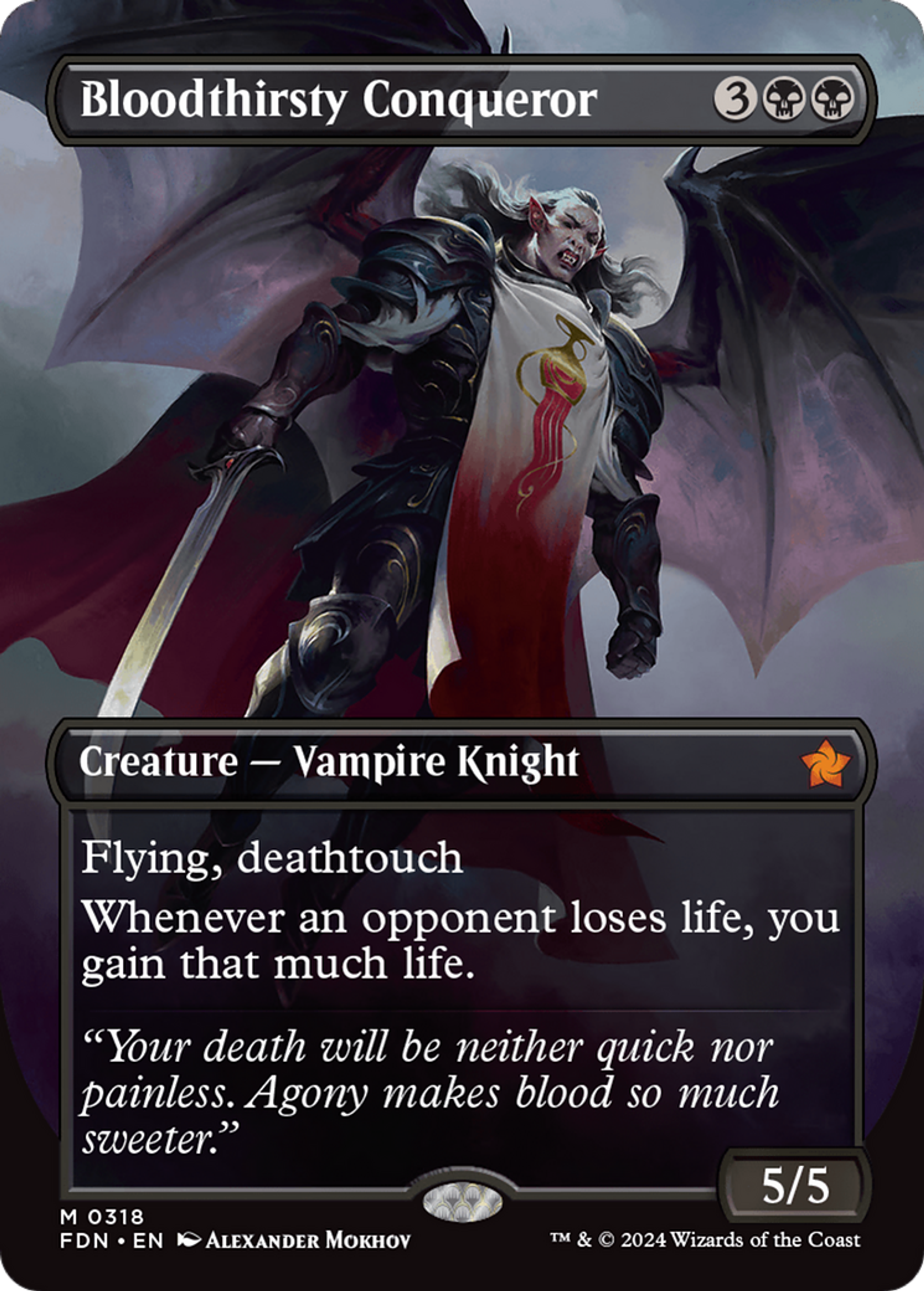 Conquérant assoiffé de sang — Foundations — Magic: The Gathering