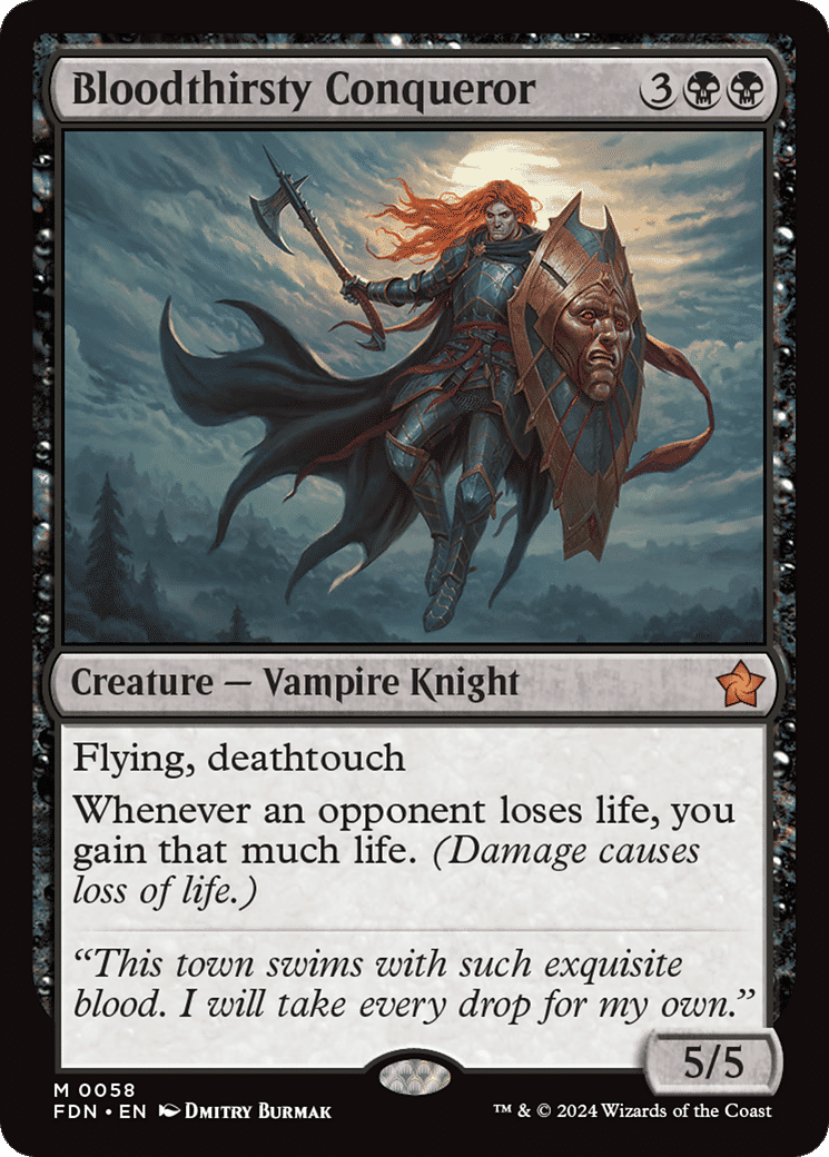 Bloodthirsty Conqueror — Foundations — Magic: The Gathering