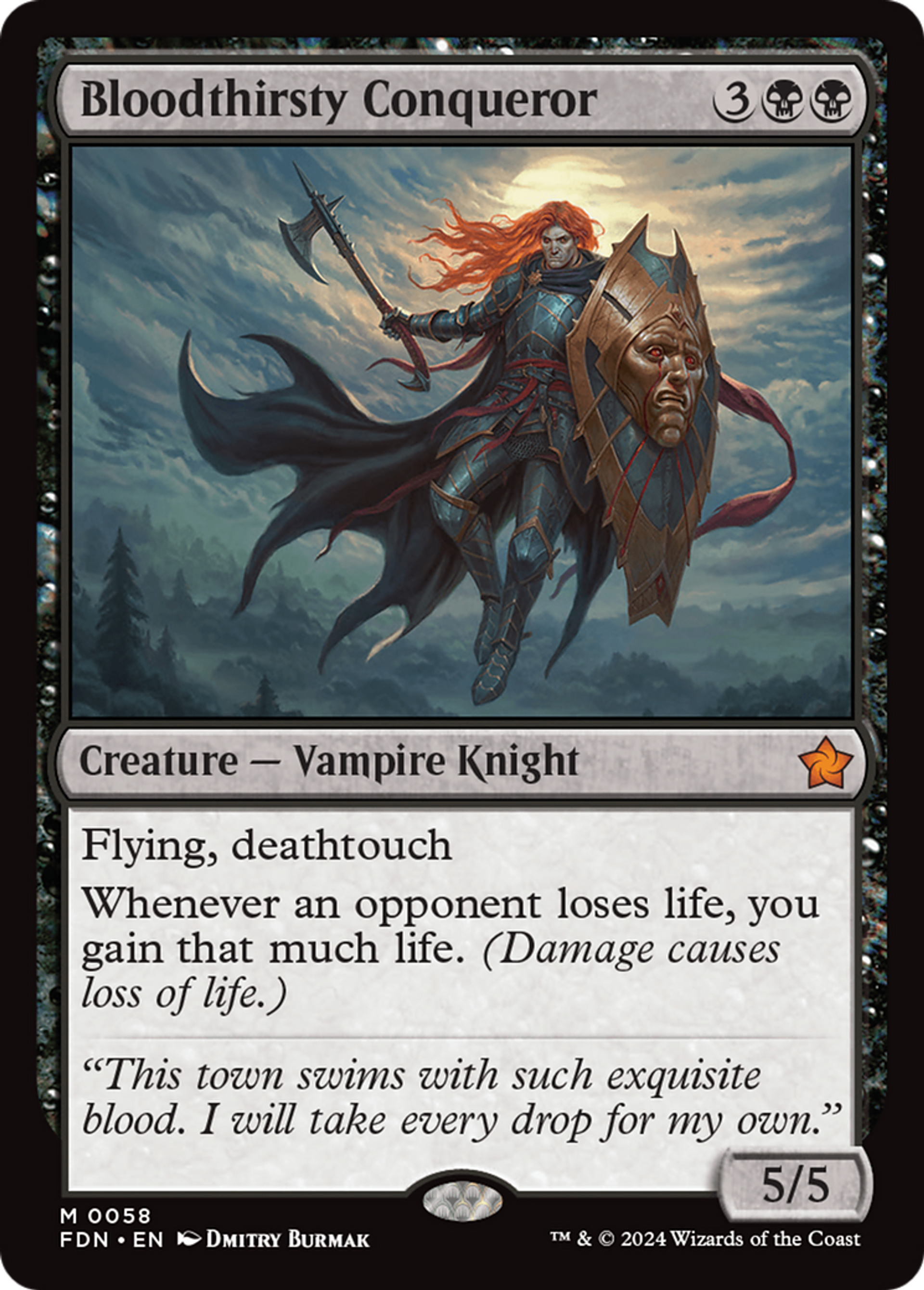 Conquérant assoiffé de sang — Foundations — Magic: The Gathering