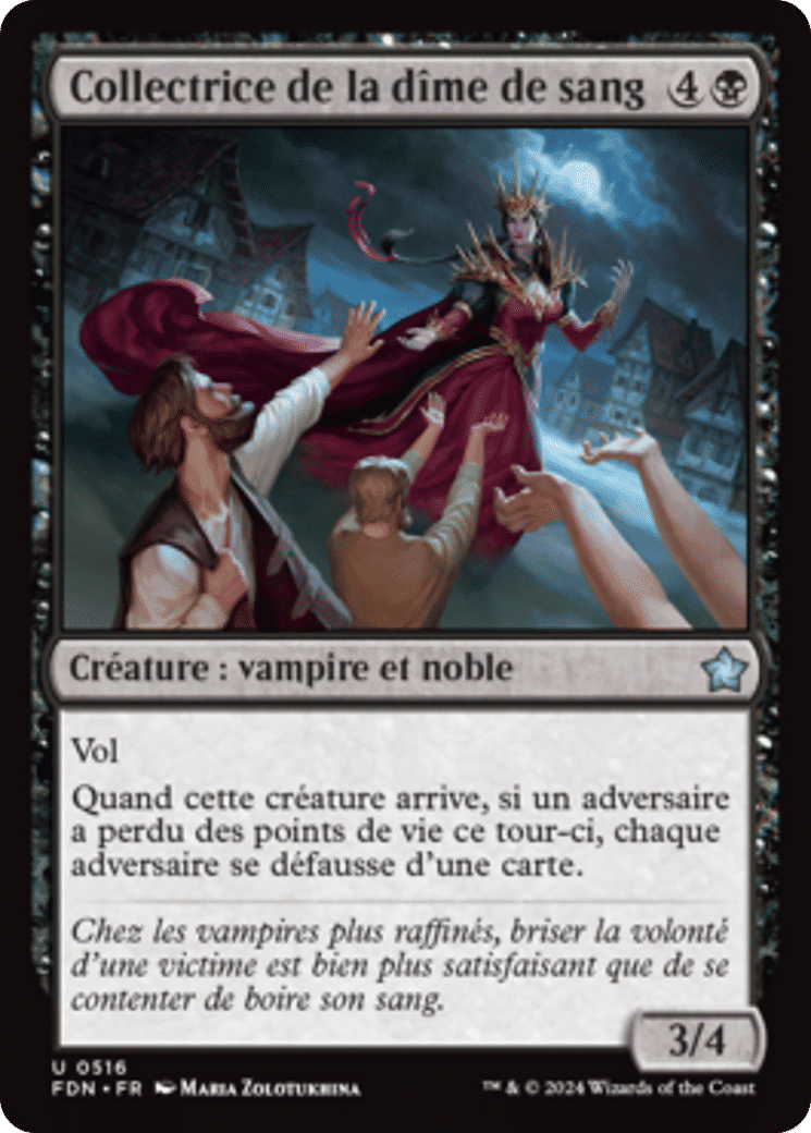 Collectrice de la dîme de sang — Foundations — Magic: The Gathering