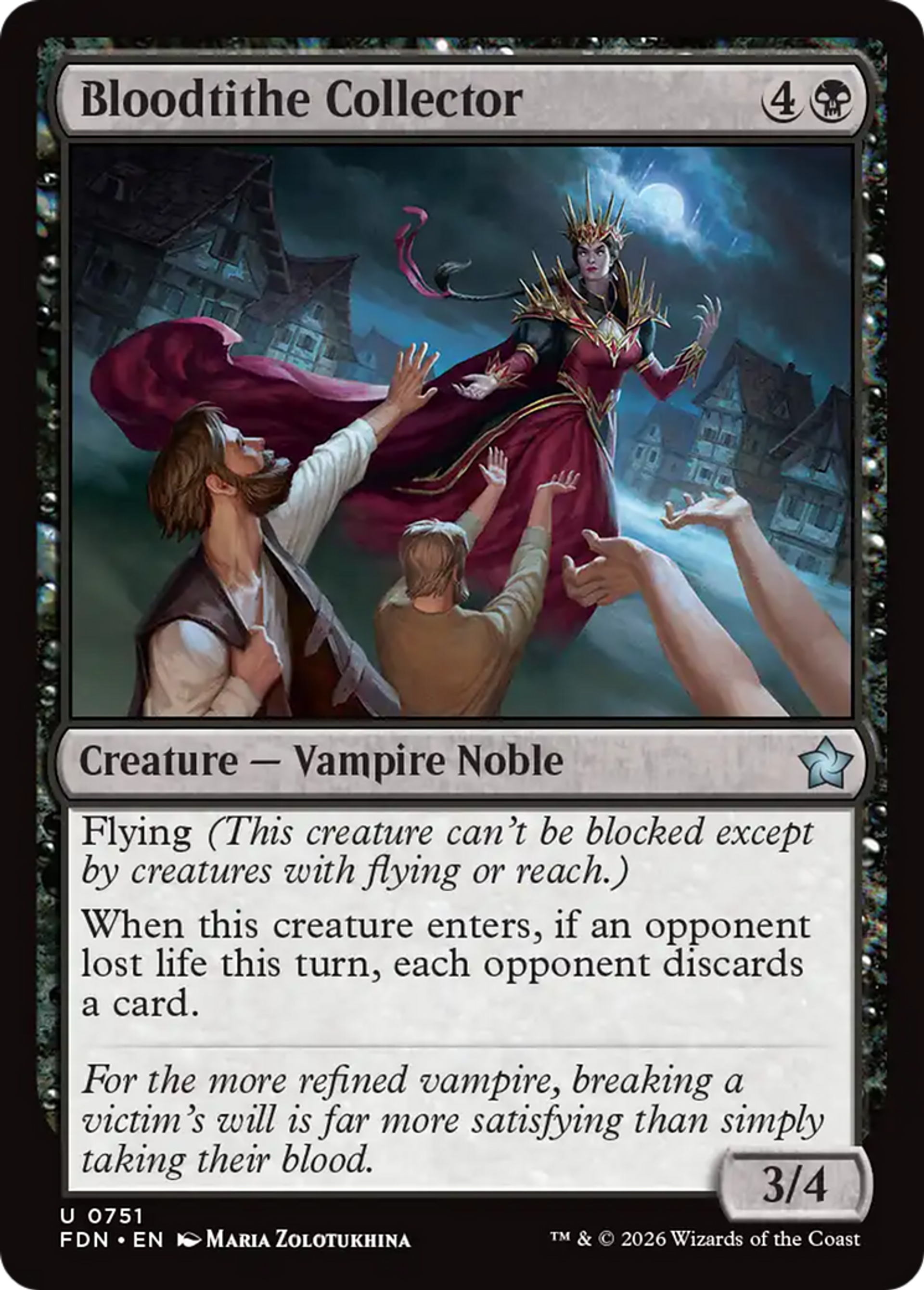 Collectrice de la dîme de sang — Foundations — Magic: The Gathering