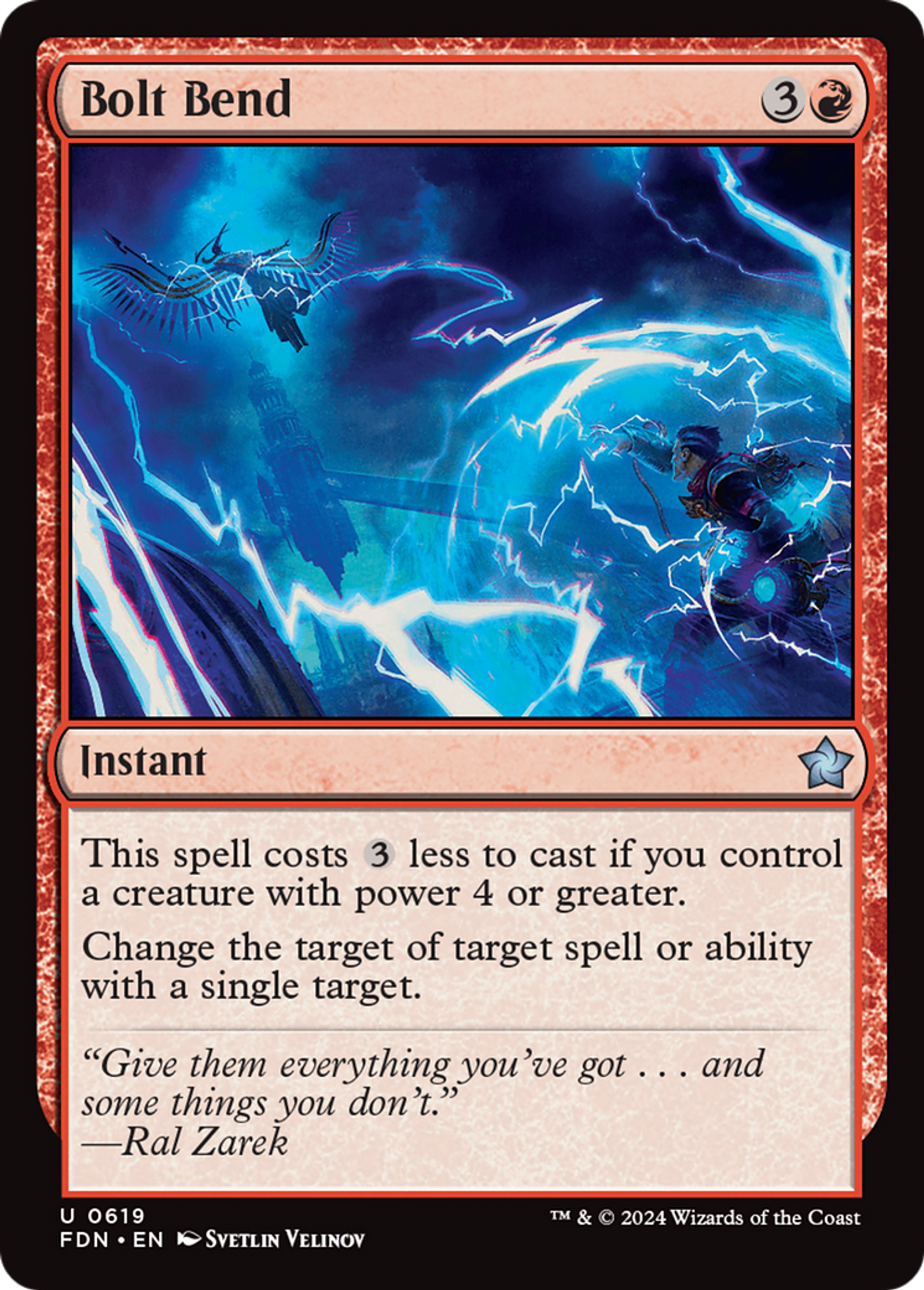 Ploiement d'éclair — Foundations — Magic: The Gathering