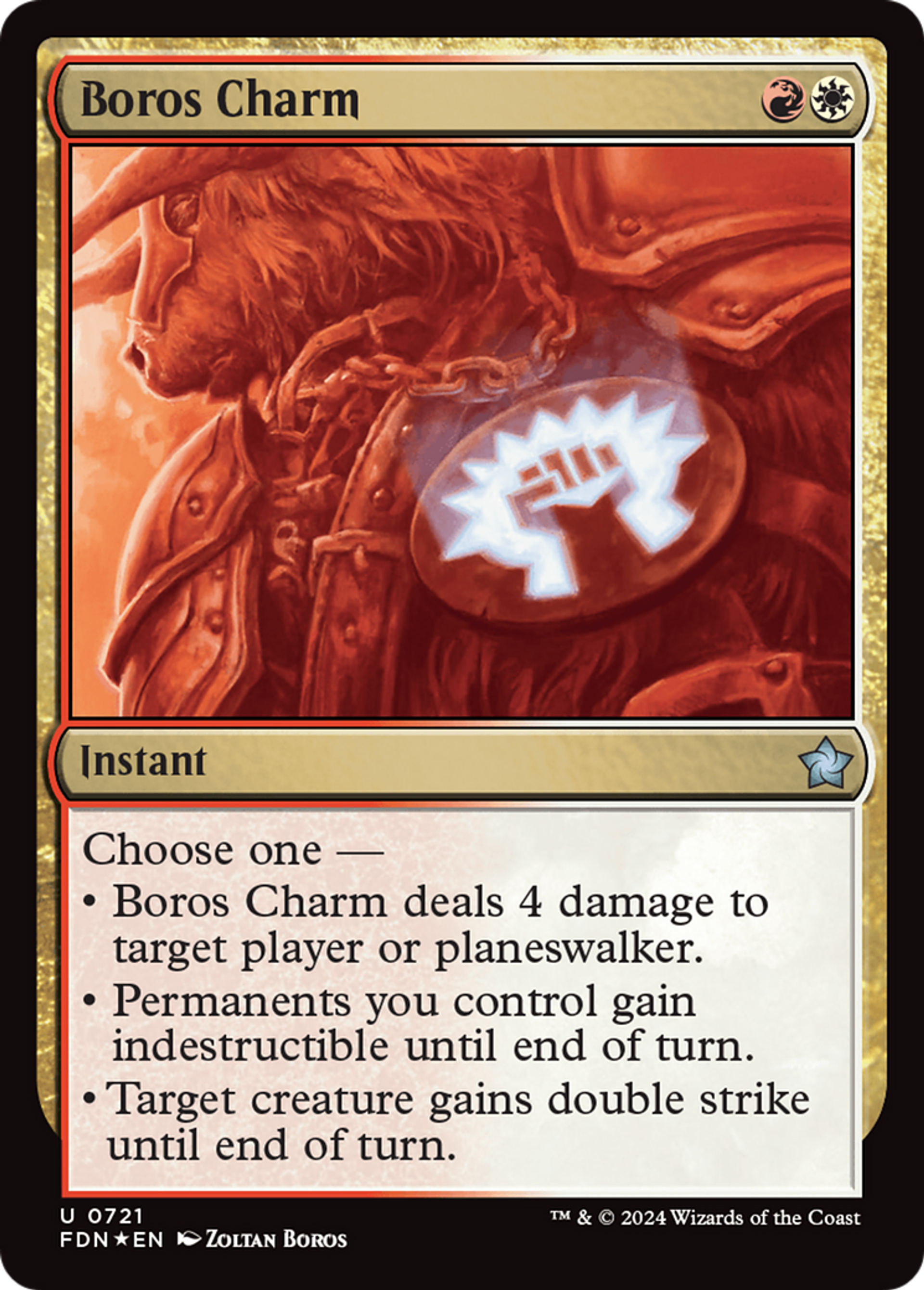 Charme de Boros — Foundations — Magic: The Gathering