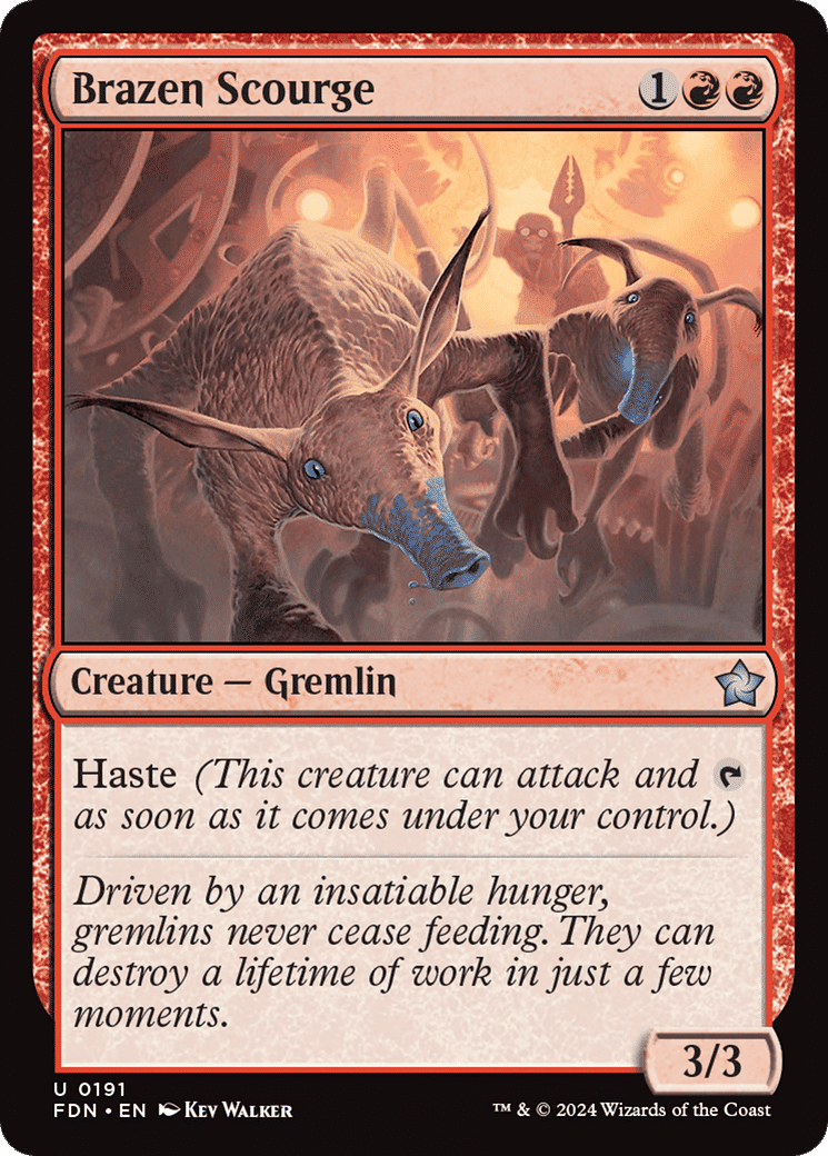 Brazen Scourge — Foundations — Magic: The Gathering